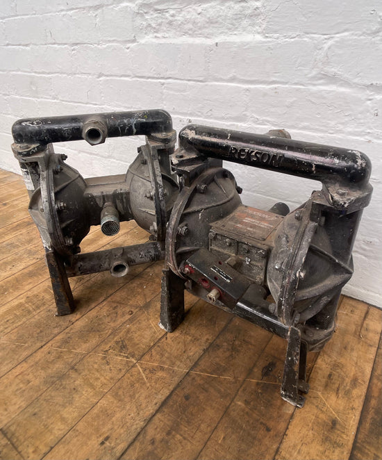 Industrial powerhouse props prop rental hire vintage tv movie film set dec pumps valves fittings