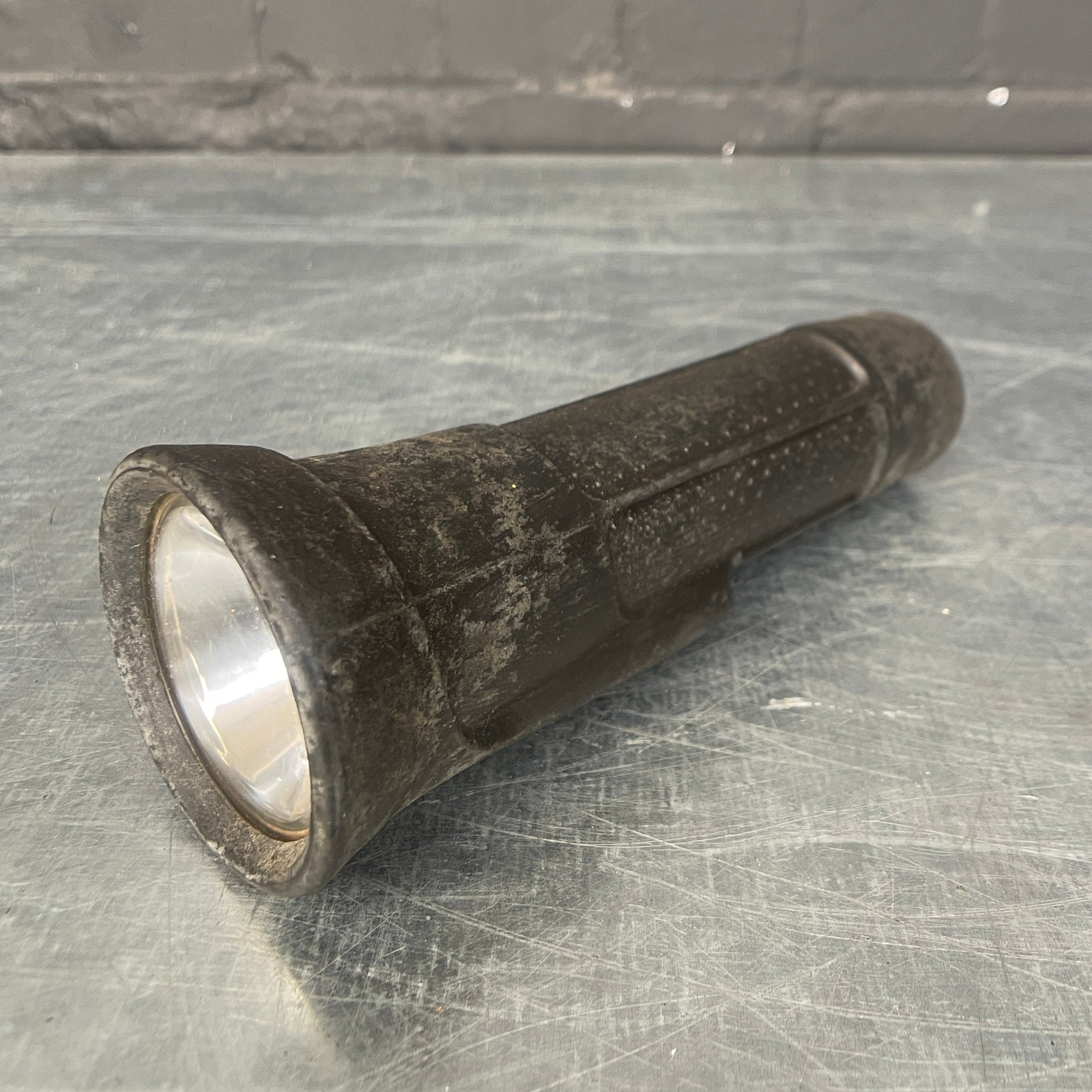 Industrial powerhouse props prop rental hire vintage movie film set dec Ever Ready rubber torch