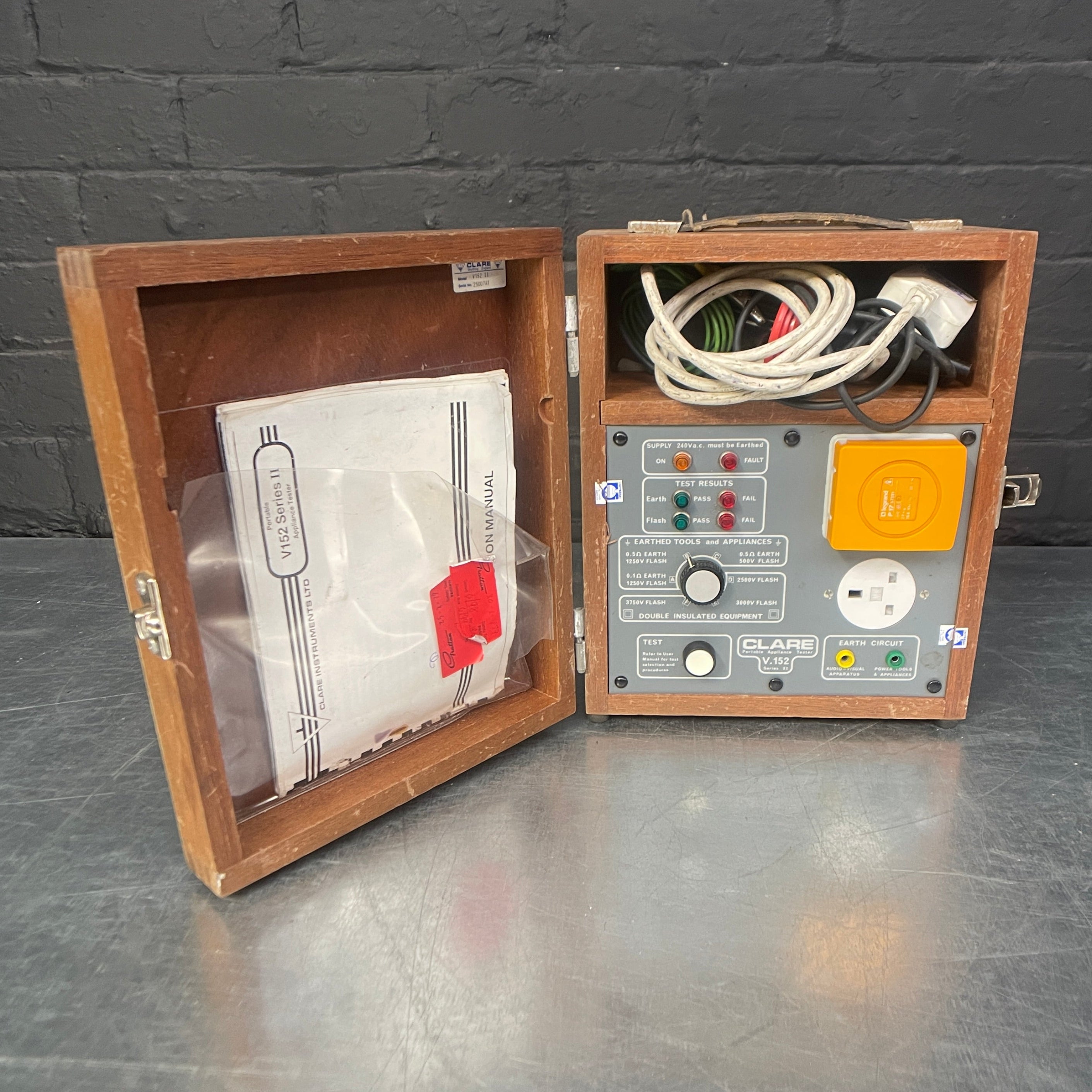 Industrial powerhouse props prop rental hire vintage movie film set dec PAT tester electrical scientific
