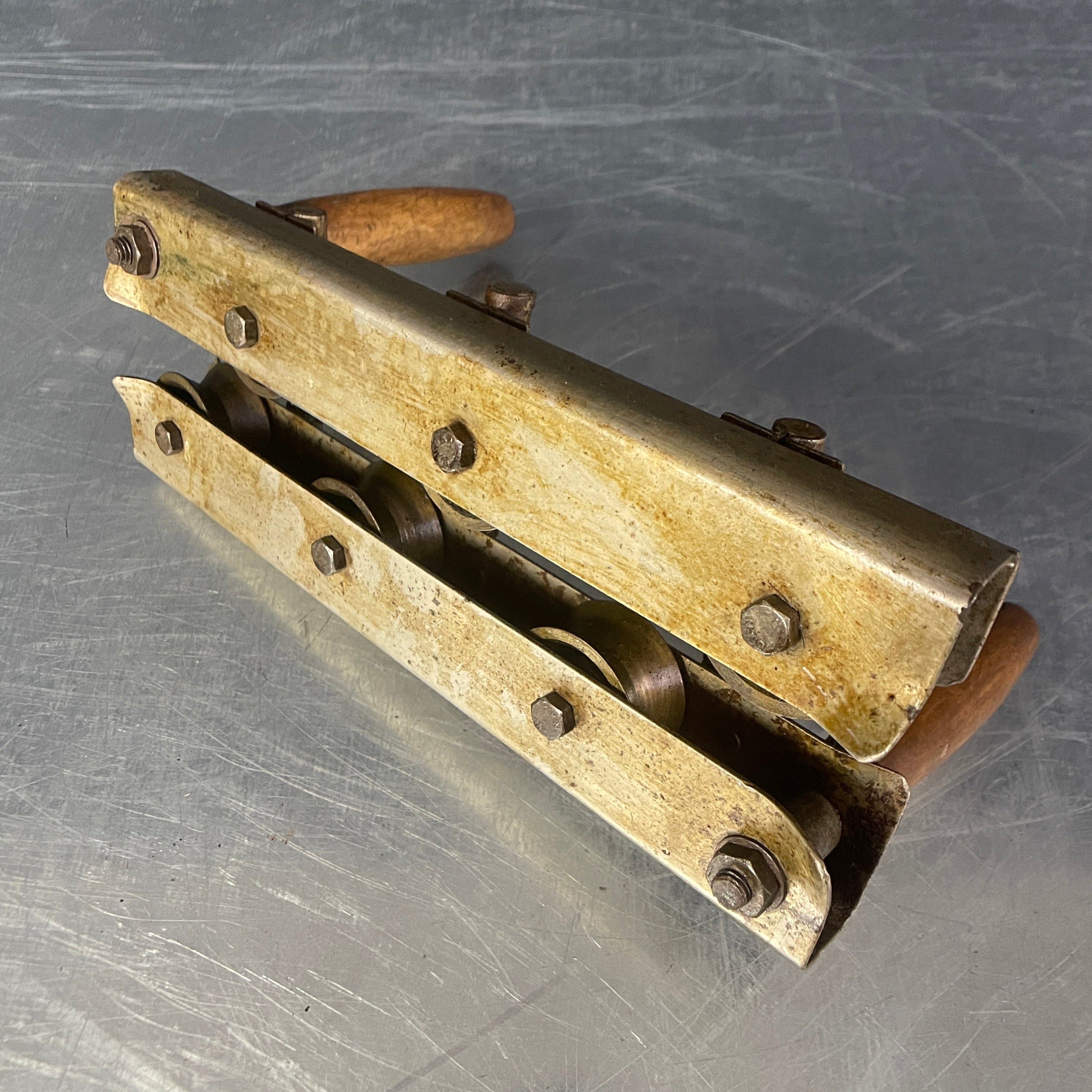 Industrial powerhouse props prop rental hire vintage movie film set dec Sprung cable slider