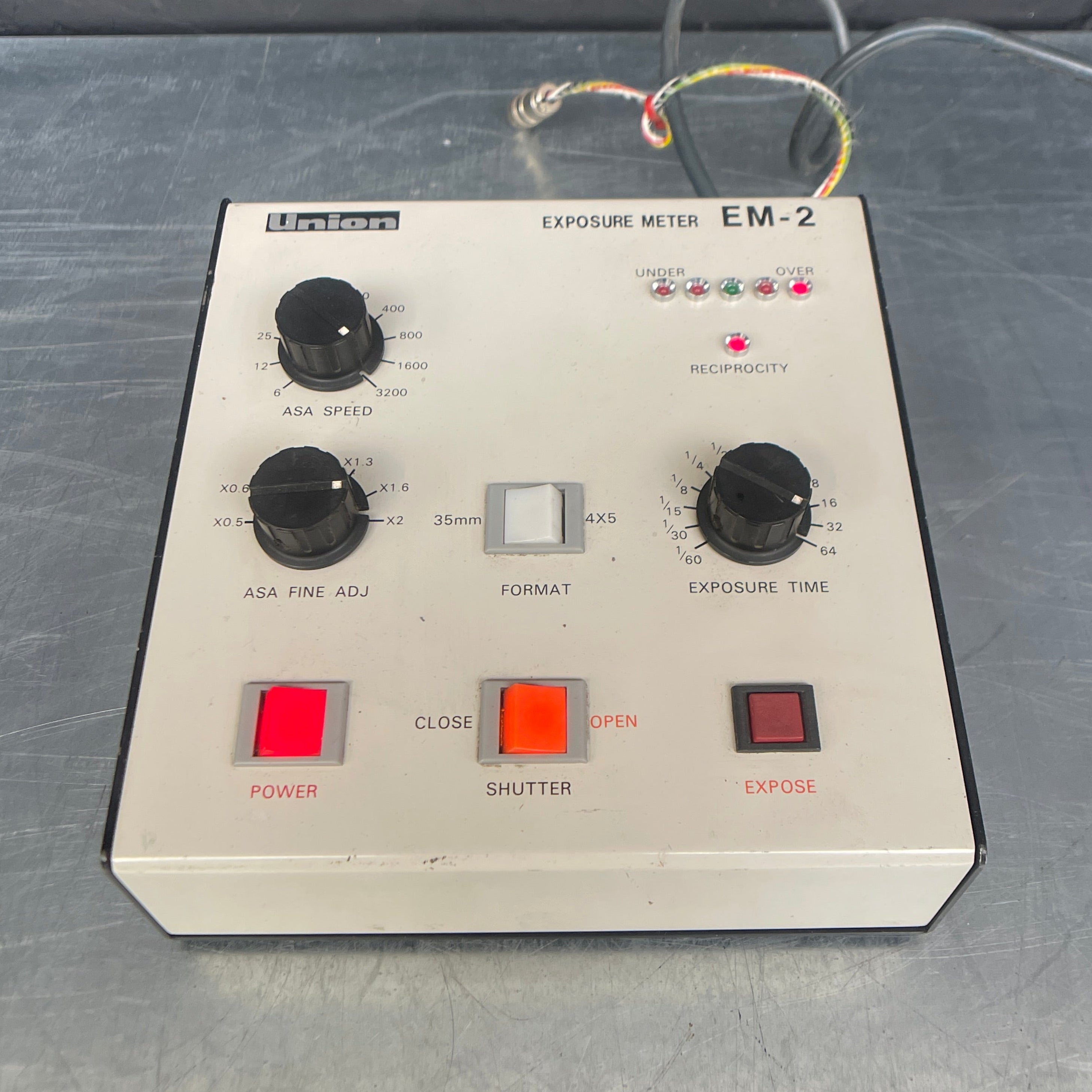 Industrial powerhouse props prop rental hire vintage movie film set dec exposure meter electrical photographic