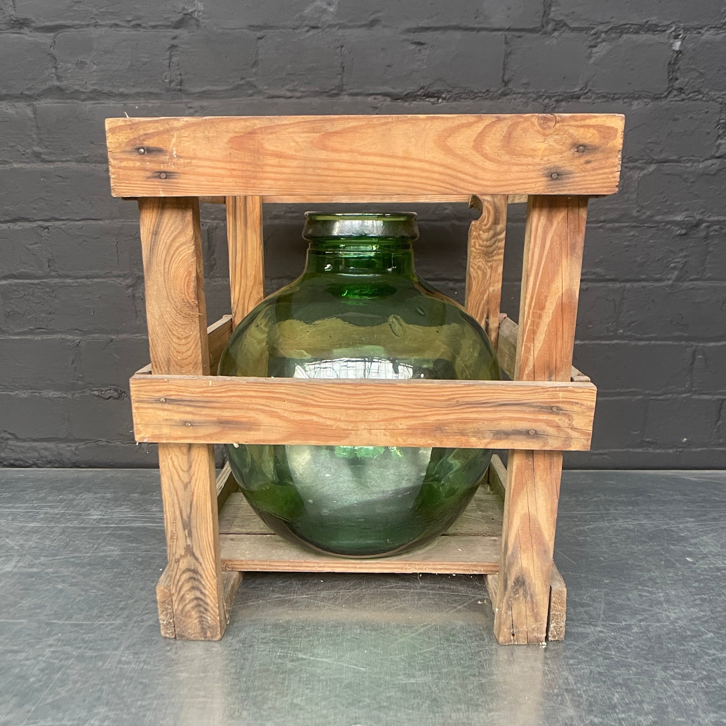 Industrial powerhouse props prop rental hire vintage movie film set dec glass demijohn carboy 3