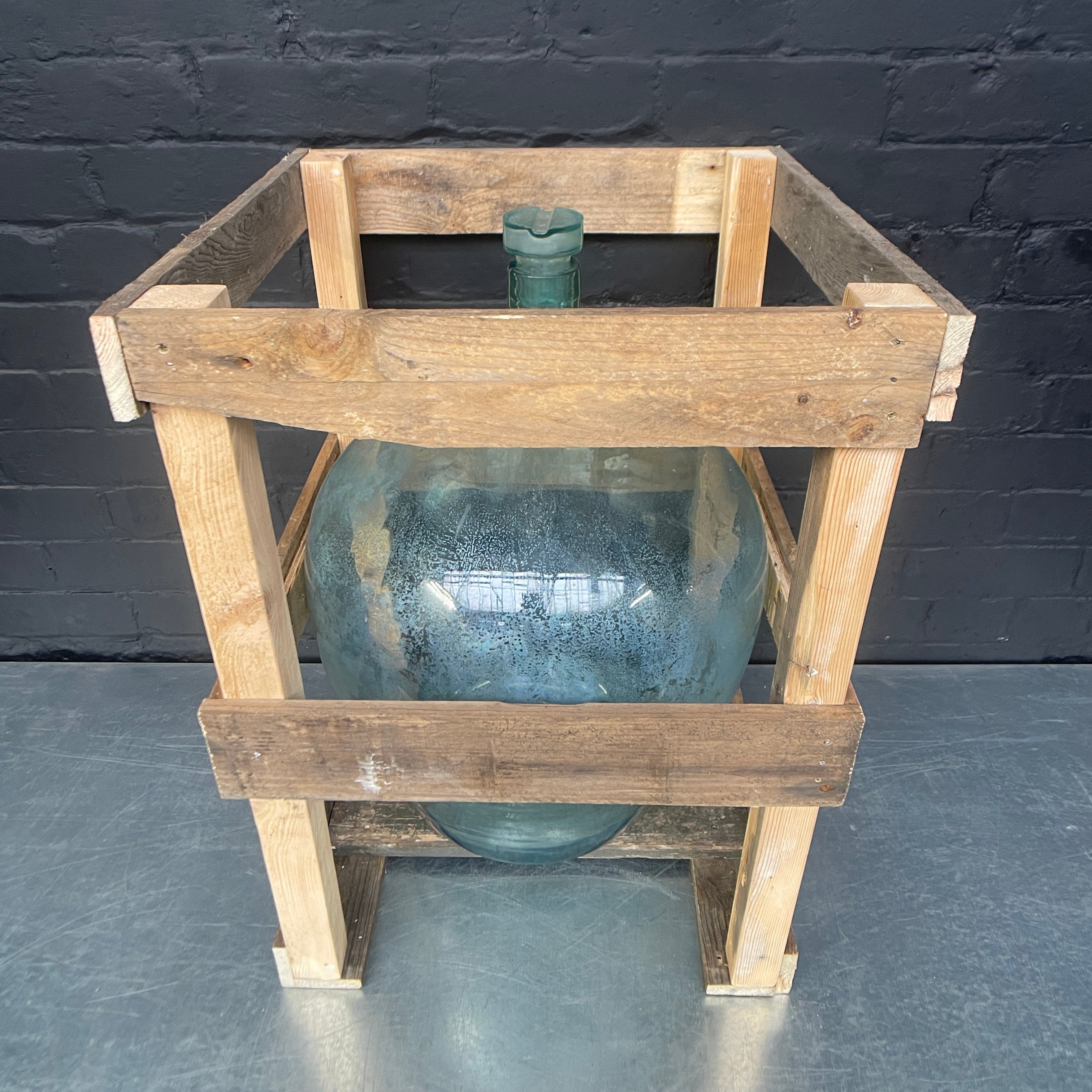 Industrial powerhouse props prop rental hire vintage movie film set dec glass demijohn carboy 9