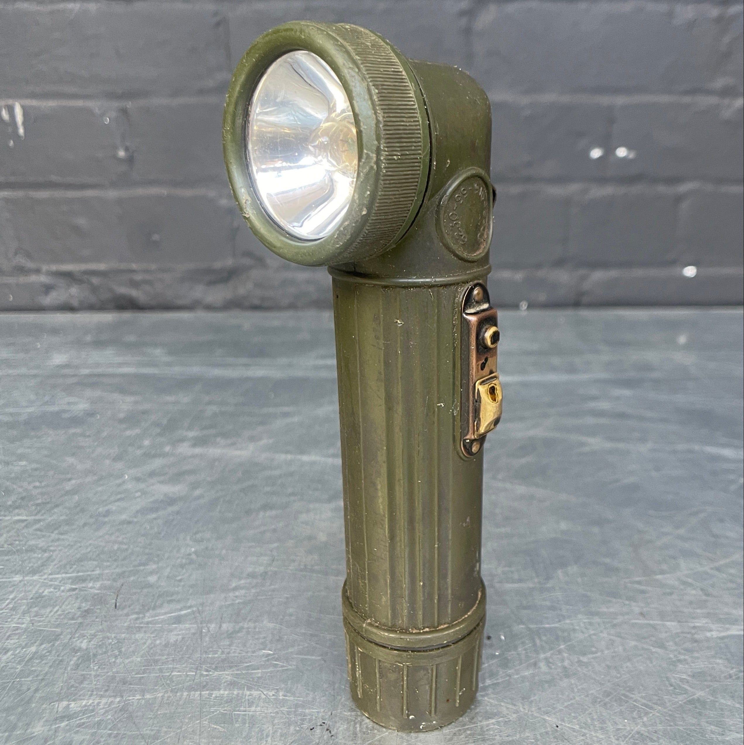 Industrial powerhouse props prop rental hire vintage movie film set dec light lighting GEC military torch
