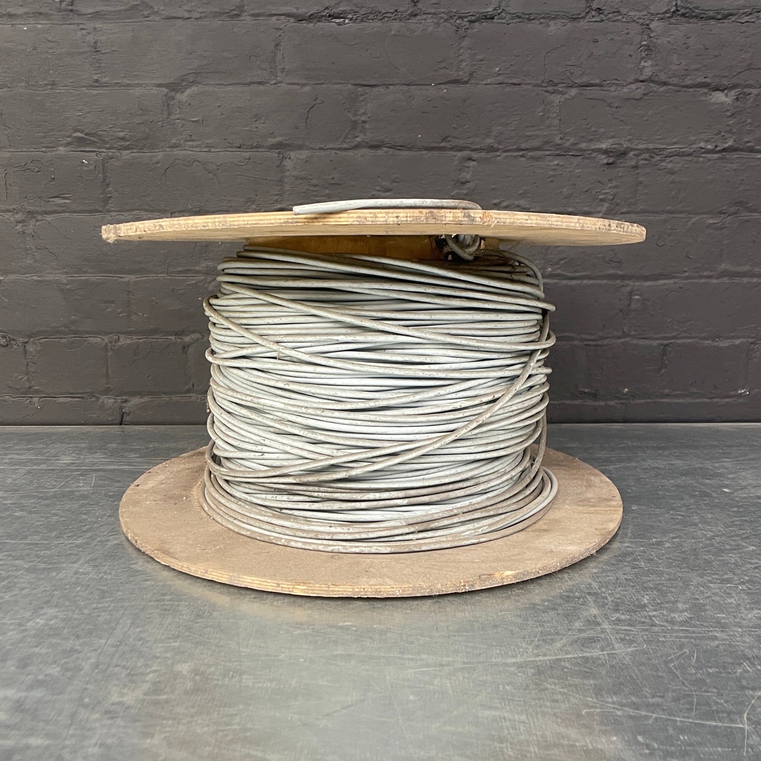 Industrial powerhouse props prop rental hire vintage movie film set dec light lighting cable reel garage tool tools grey workshop electrical