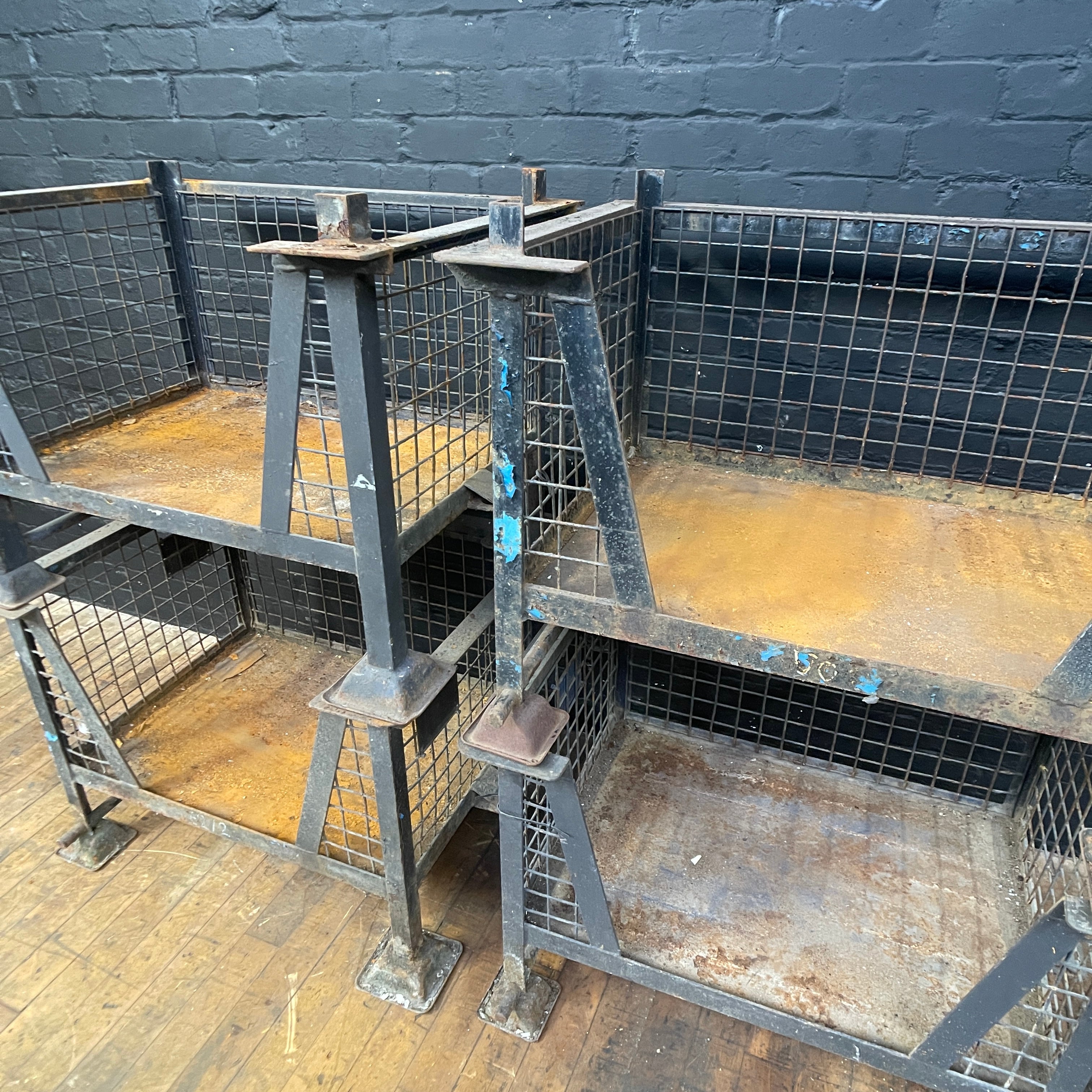 Industrial powerhouse props prop rental hire vintage movie film set dec metal heavy duty still cage 1