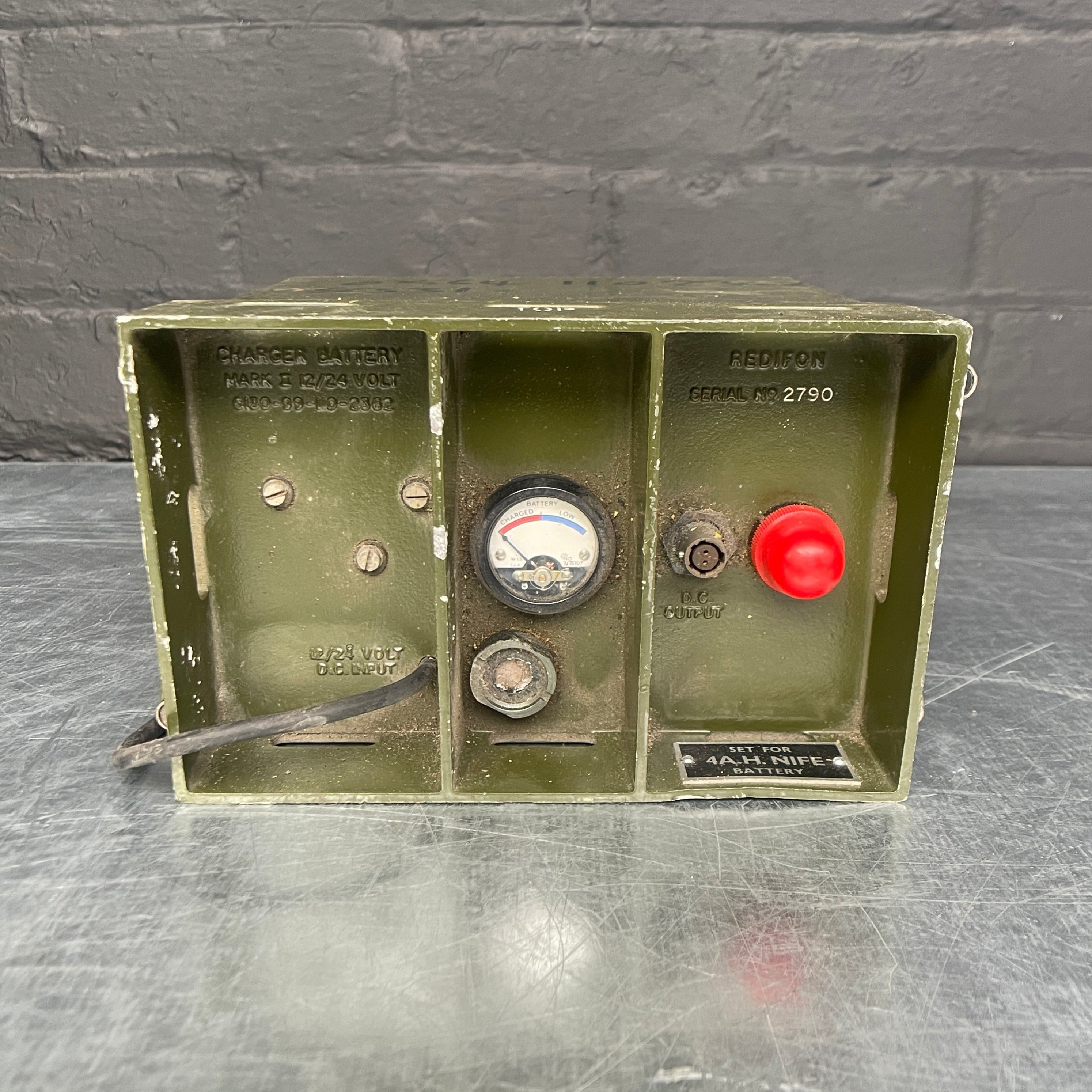 Industrial powerhouse props prop rental hire vintage movie film set dec military MOD Redifon