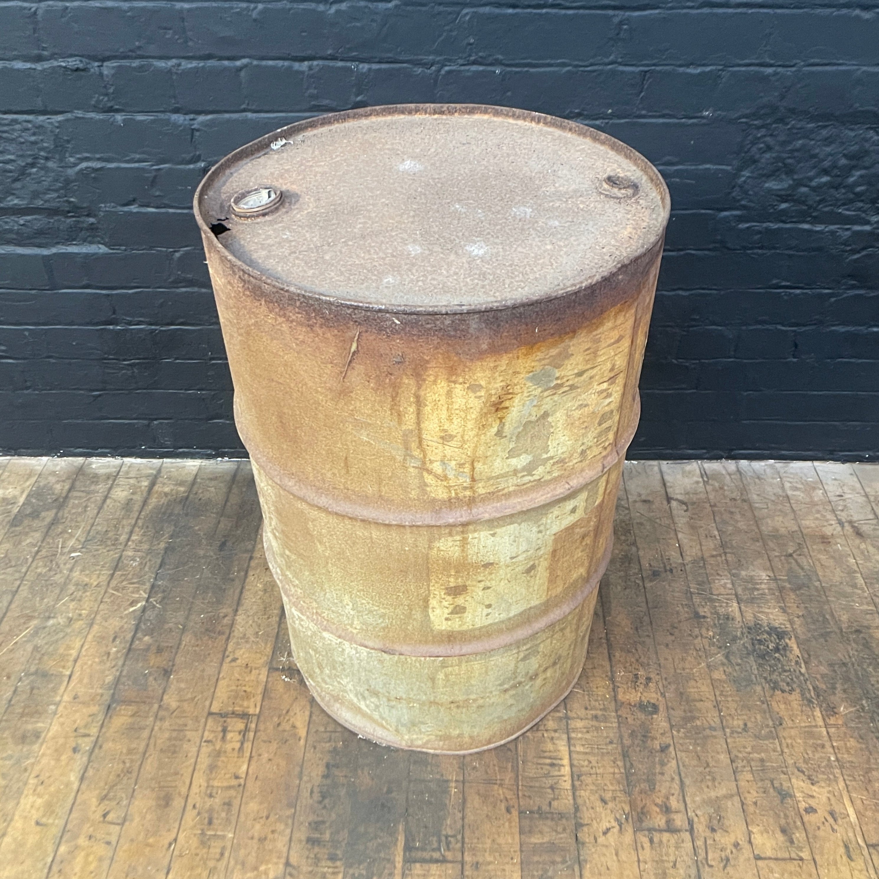 Industrial powerhouse props prop rental hire vintage movie film set dec oil fuel bin drum 1