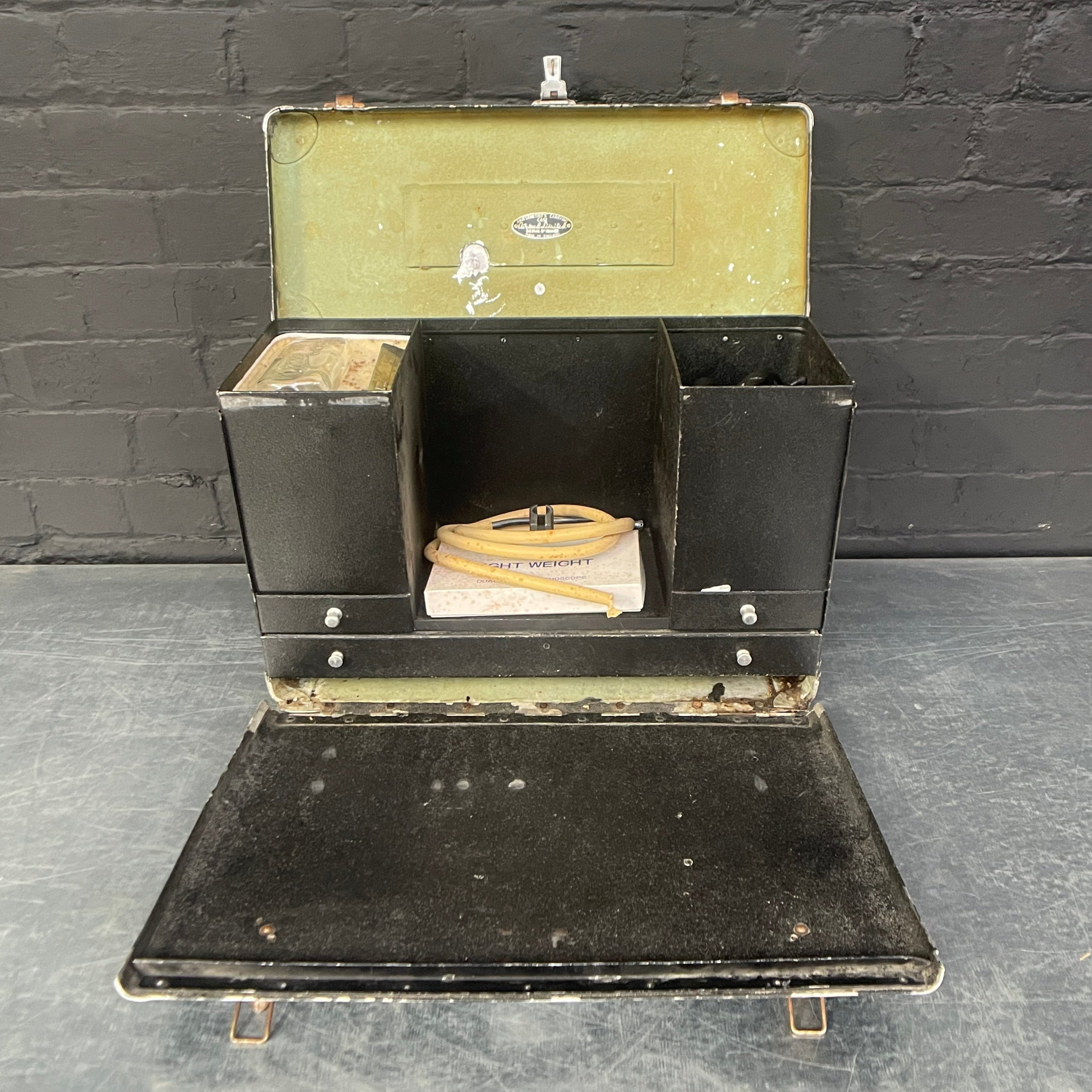 Industrial powerhouse props prop rental hire vintage movie film set dec portable field anesthesia machine medical 12