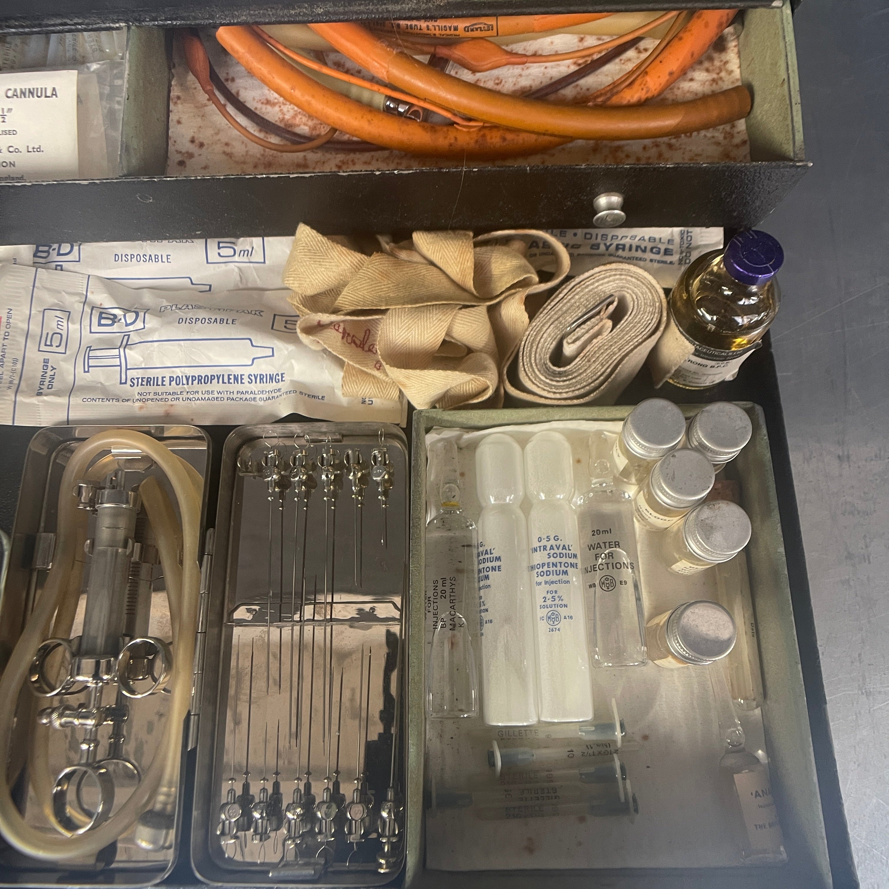 Industrial powerhouse props prop rental hire vintage movie film set dec portable field anesthesia machine medical 15