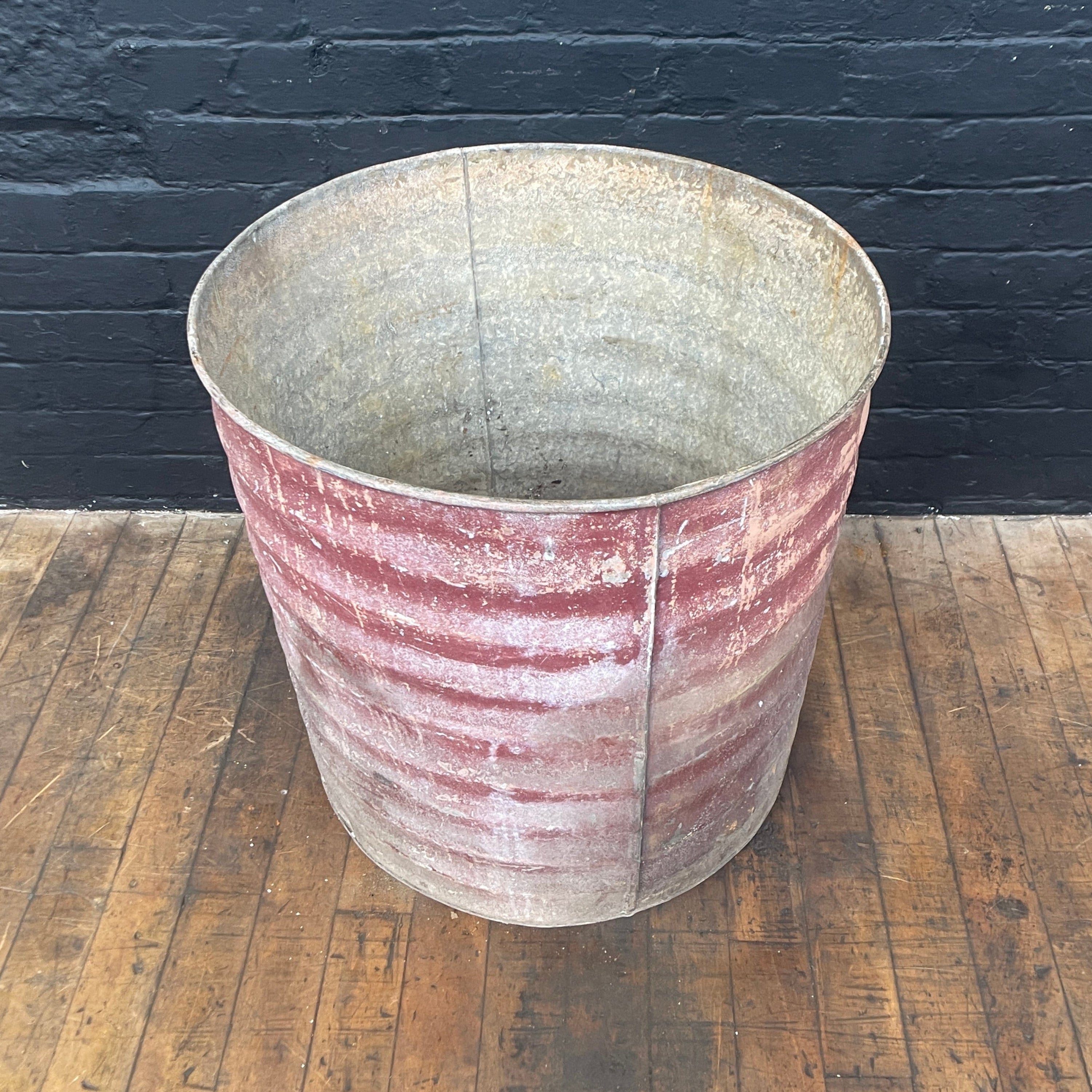 Industrial powerhouse props prop rental hire vintage movie film set dec red ribbed bin 1