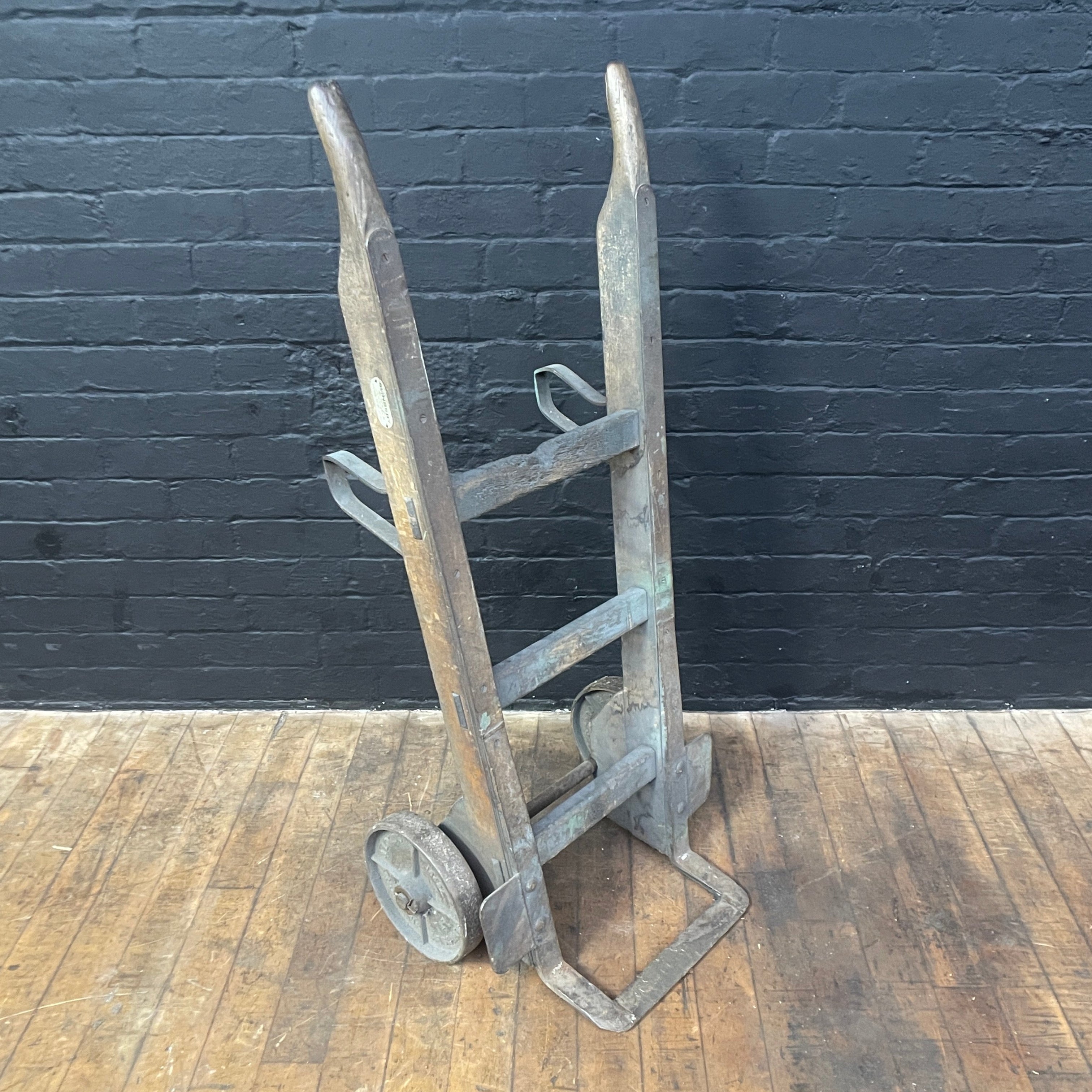 Industrial powerhouse props prop rental hire vintage movie film set dec sack cart trolley mill wood