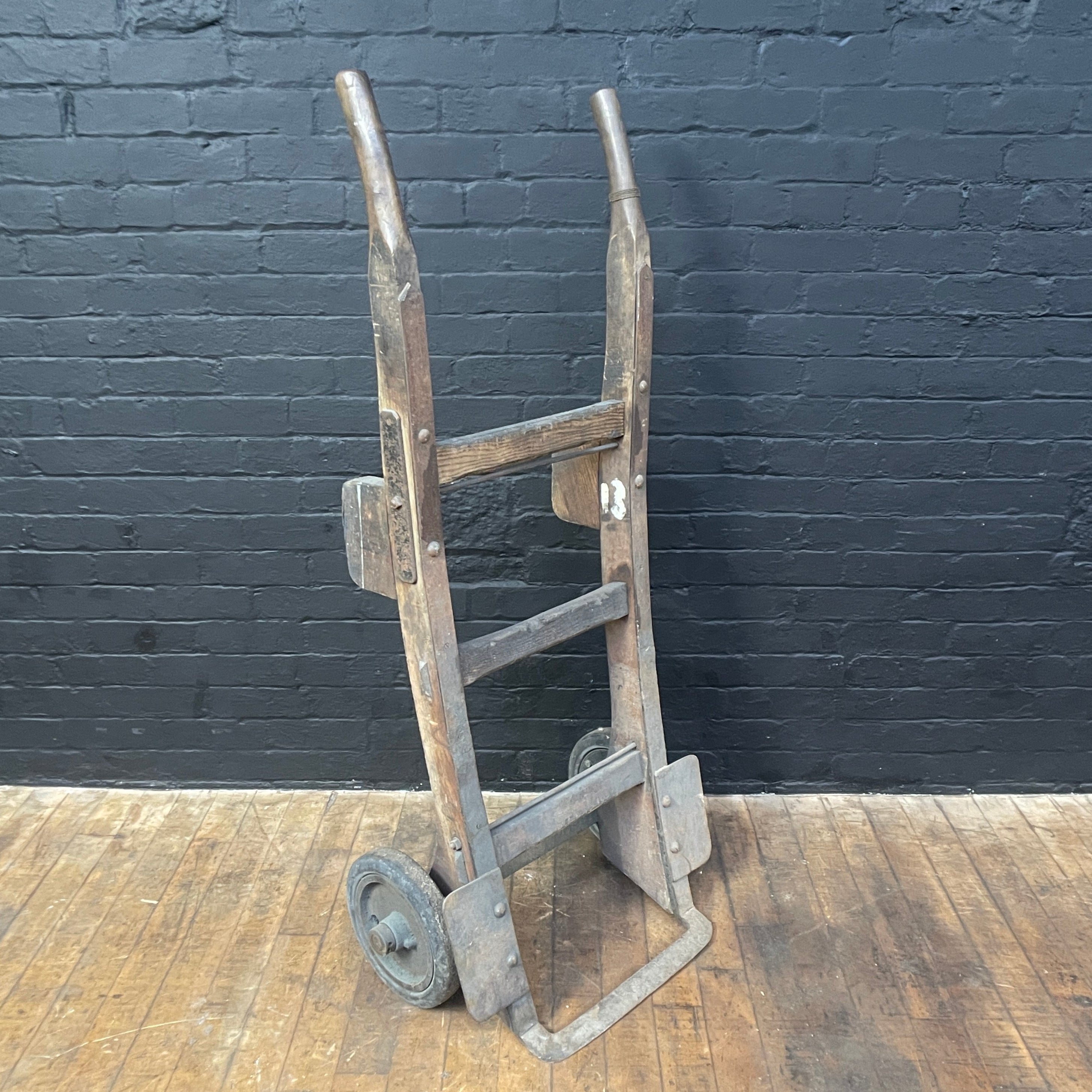 Industrial powerhouse props prop rental hire vintage movie film set dec sack cart trolley truck