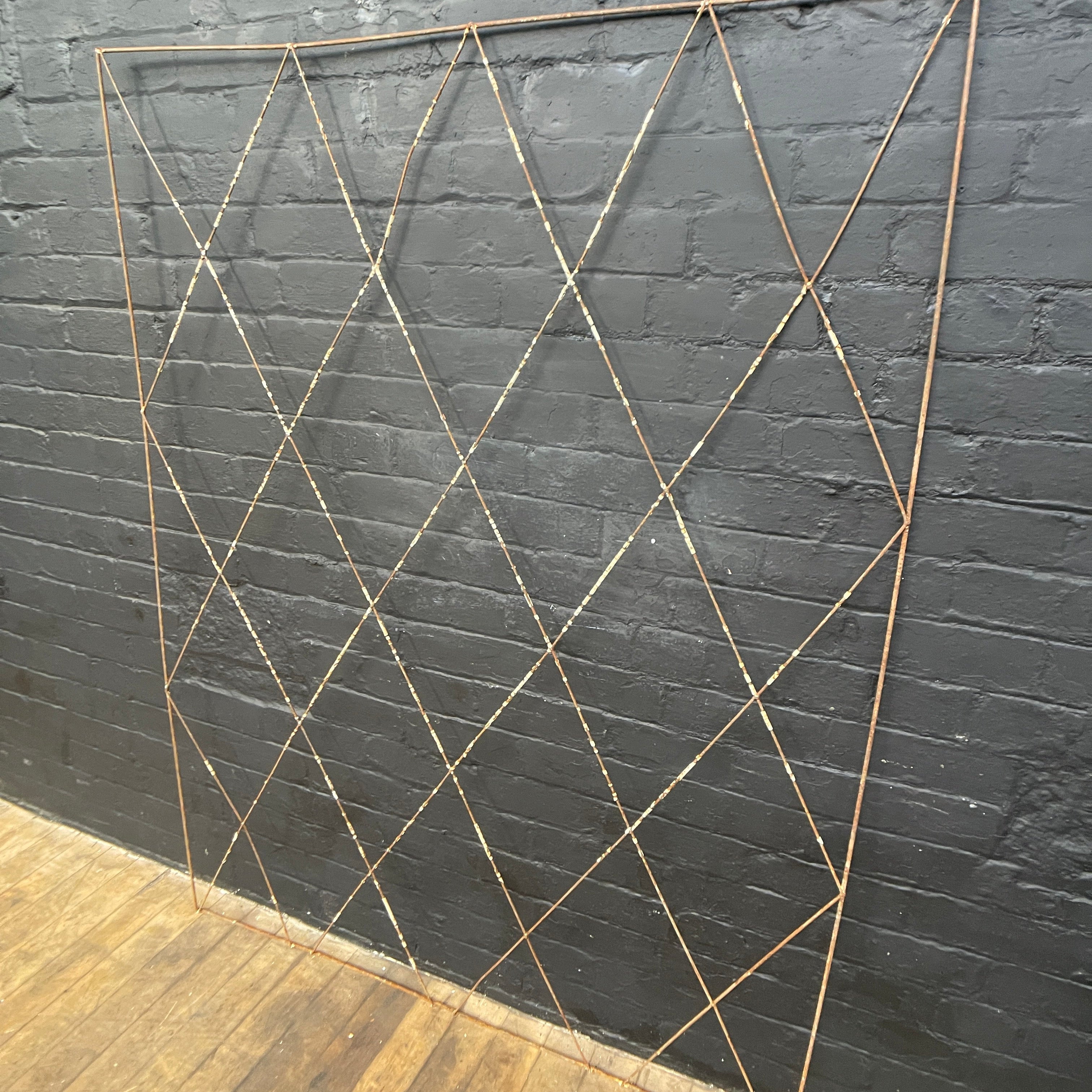 Industrial powerhouse props prop rental hire vintage movie film set dec steel wire grill 1