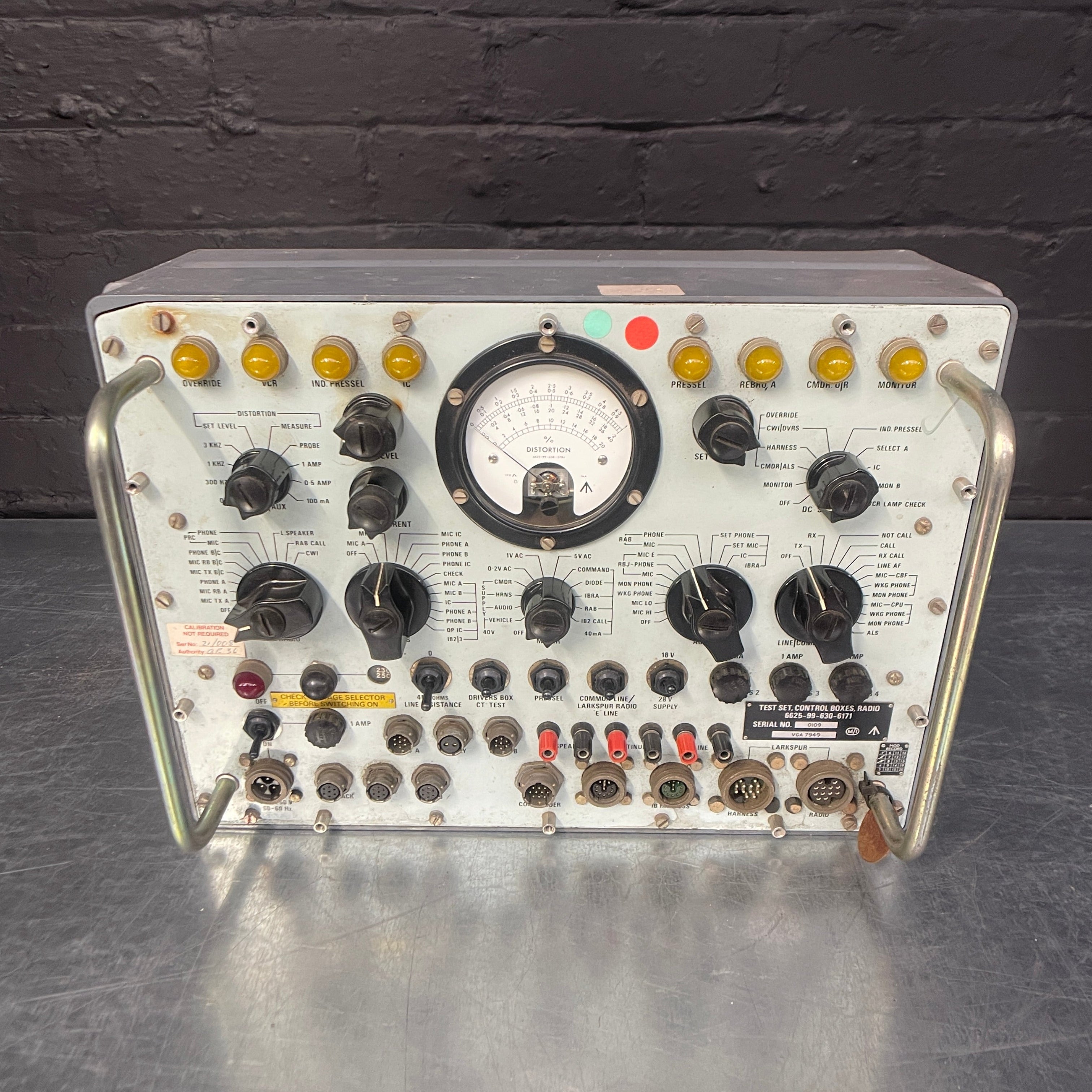 Industrial powerhouse props prop rental hire vintage movie film set dec test set kit testing radio