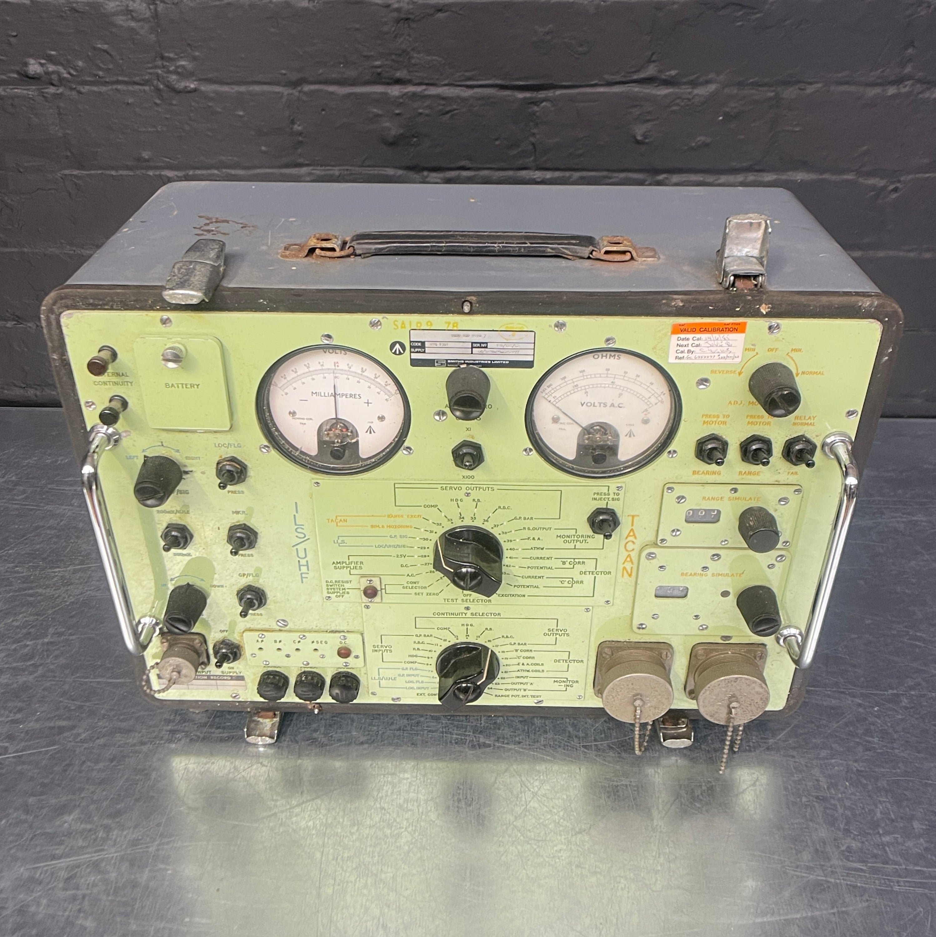 Industrial powerhouse props prop rental hire vintage movie film set dec testing test radio set kit