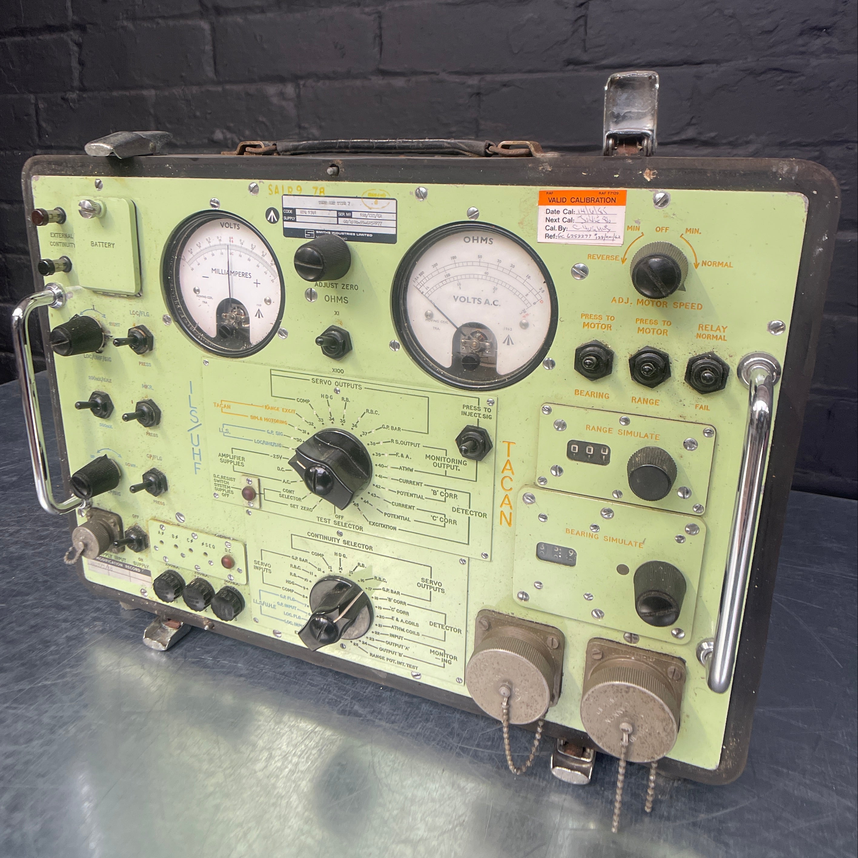 Industrial powerhouse props prop rental hire vintage movie film set dec testing test radio set kit 1