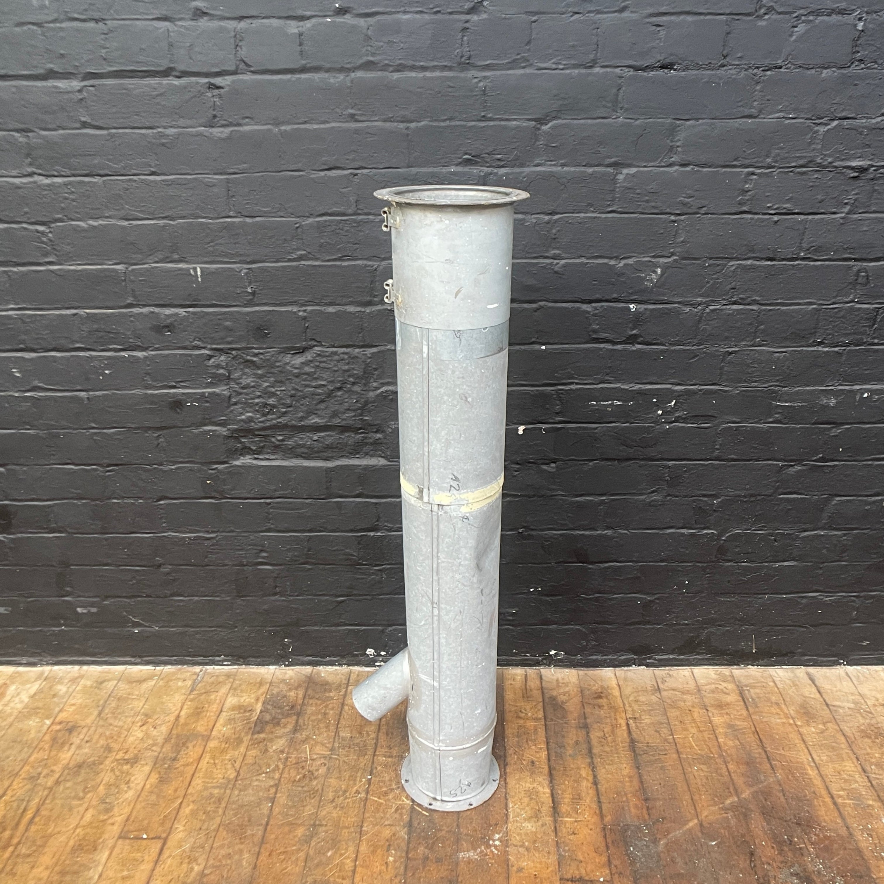 Industrial powerhouse props prop rental hire vintage movie film set dec vent vents tube galvanised duct ducting flue steel
34