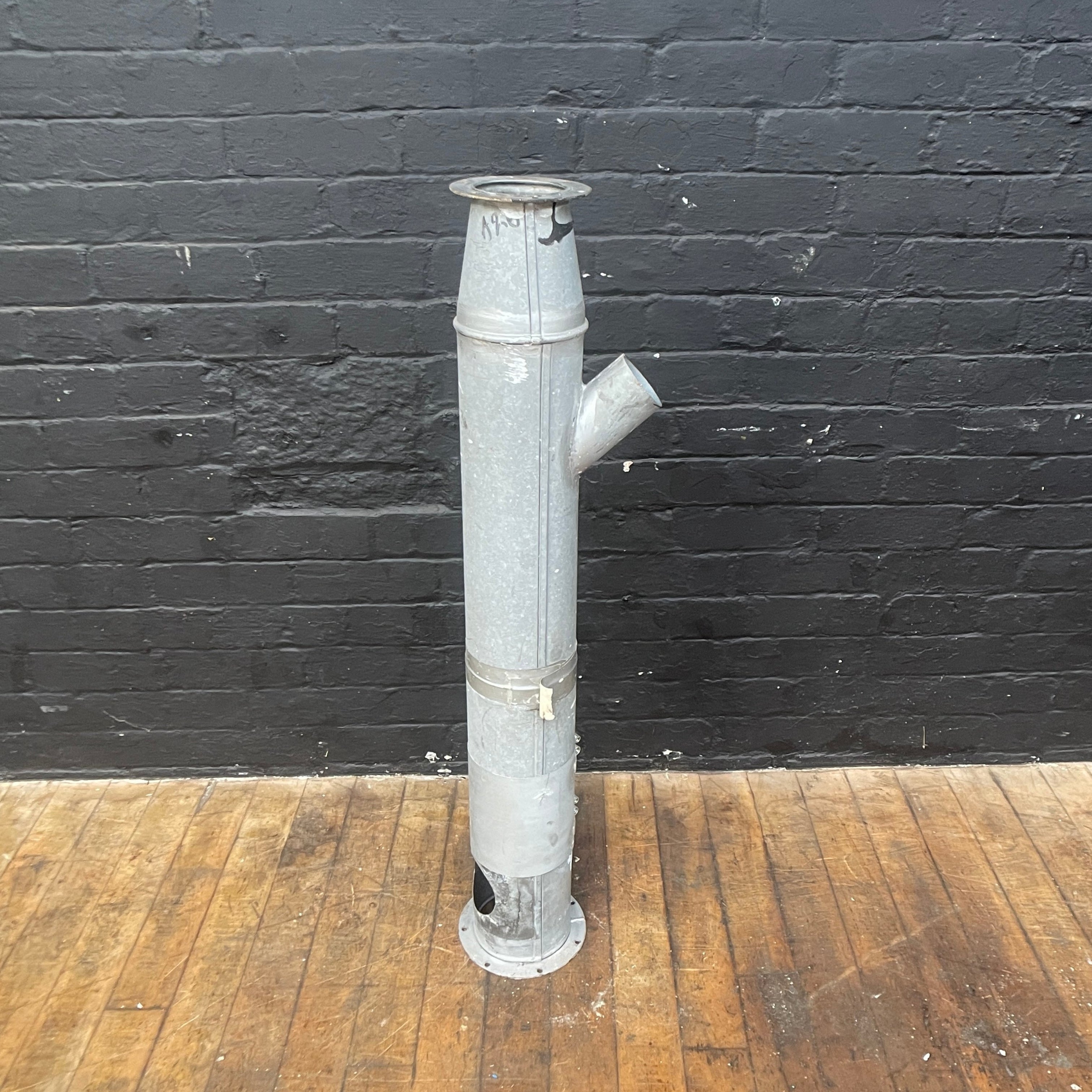 Industrial powerhouse props prop rental hire vintage movie film set dec vent vents tube galvanised duct ducting flue steel
36