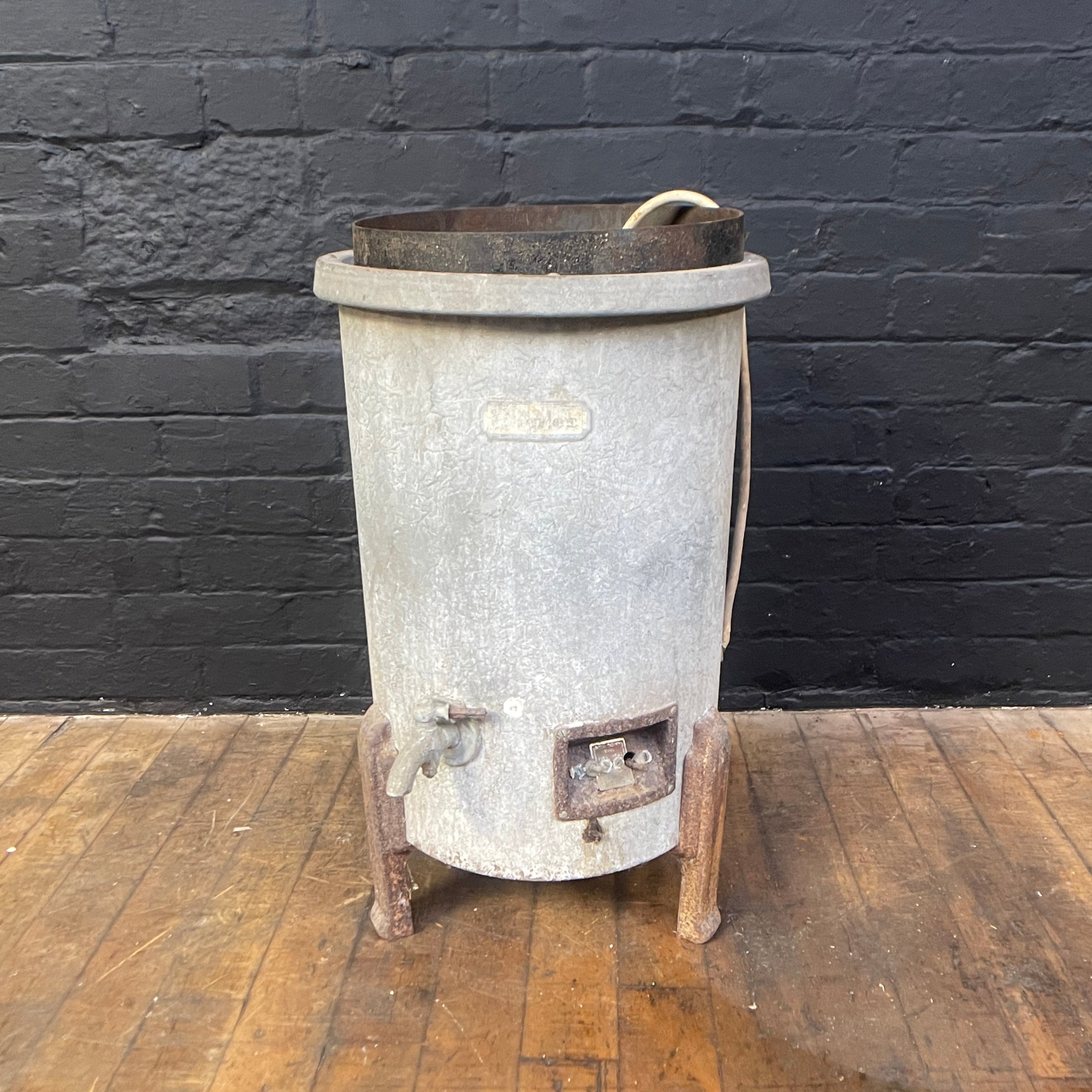 Industrial powerhouse props prop rental hire vintage movie film set dec water heater