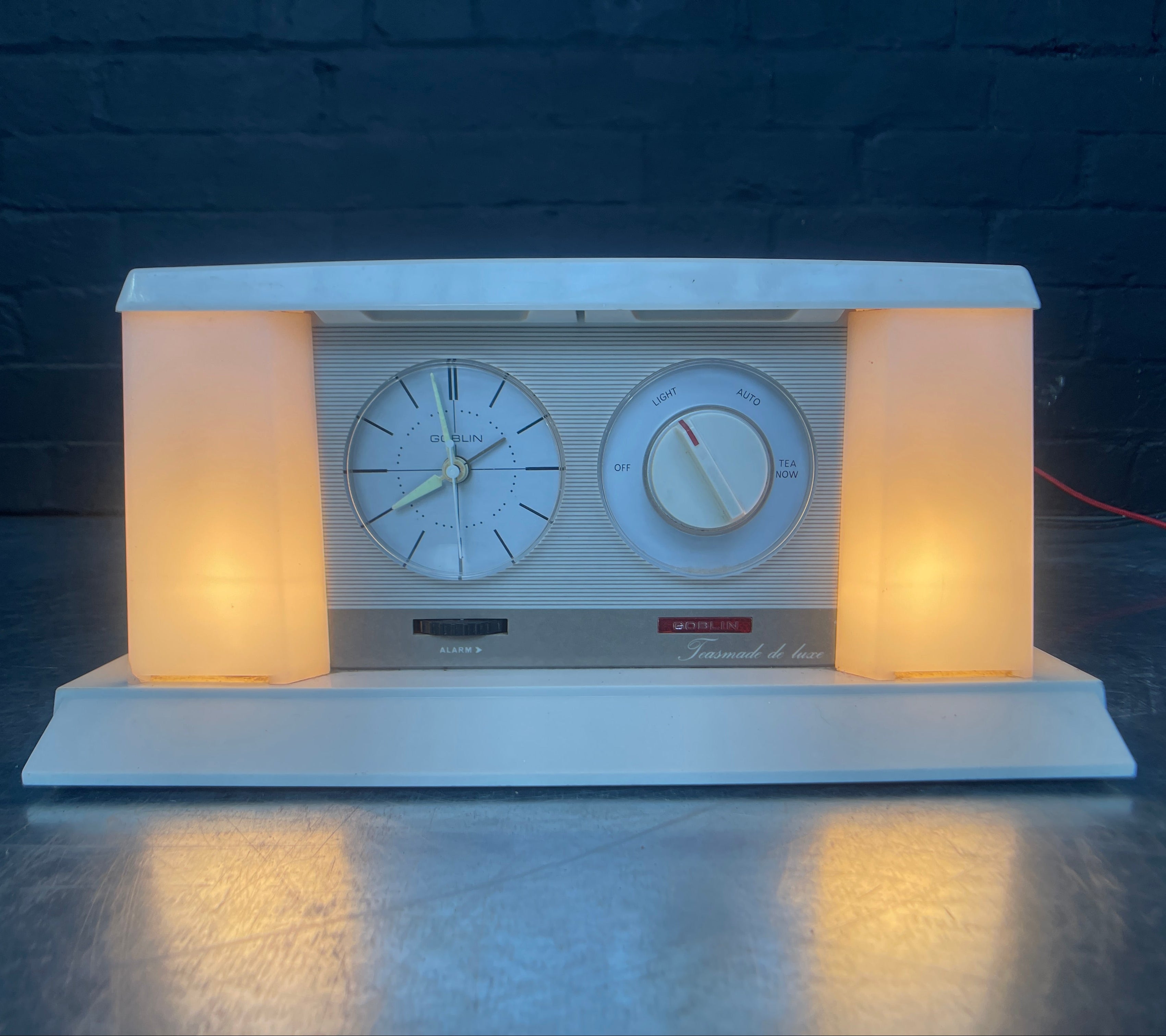 Industrial powerhouse props prop rental hire vintage tv movie film set dec Goblin Teasmade 2