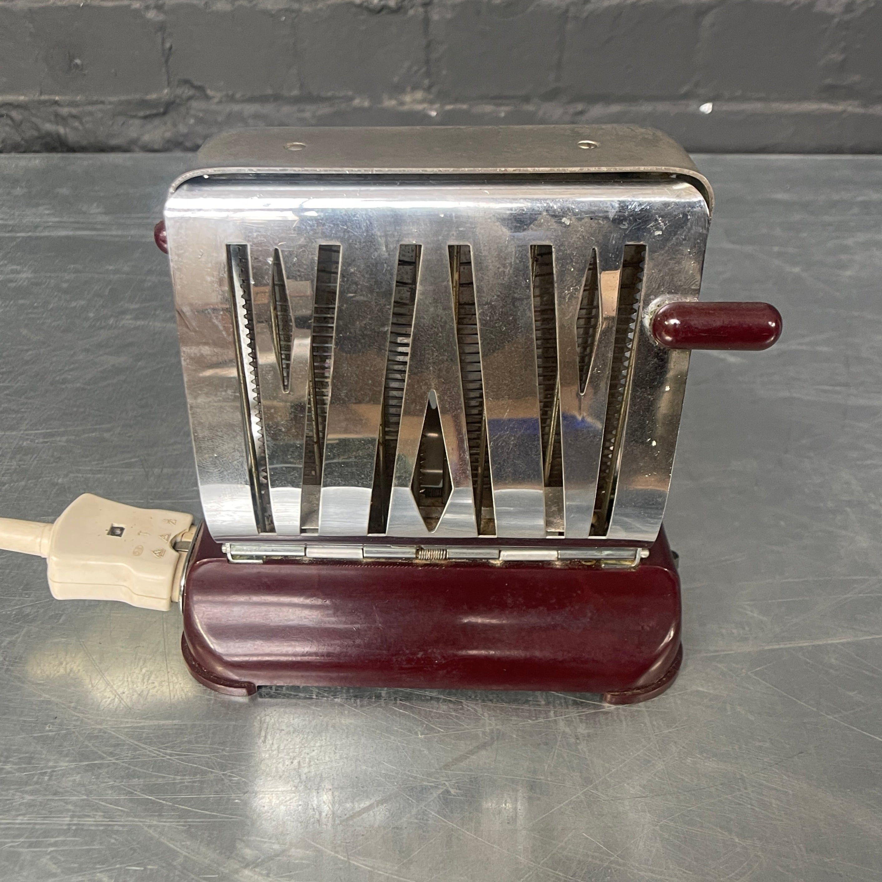 Industrial powerhouse props prop rental hire vintage tv movie film set dec chrome toaster