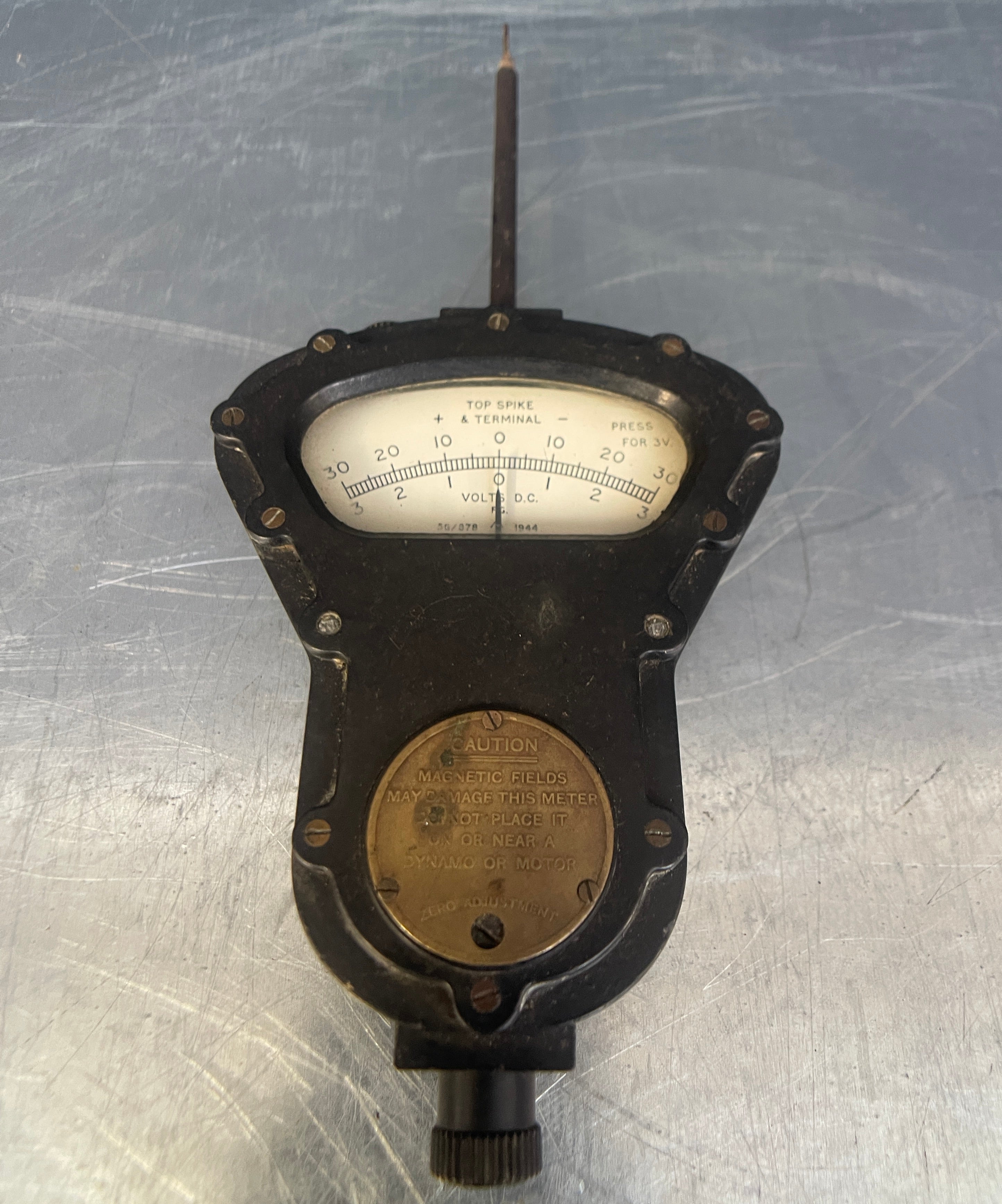 Industrial powerhouse props prop rental hire vintage tv movie film set dec military volt tester