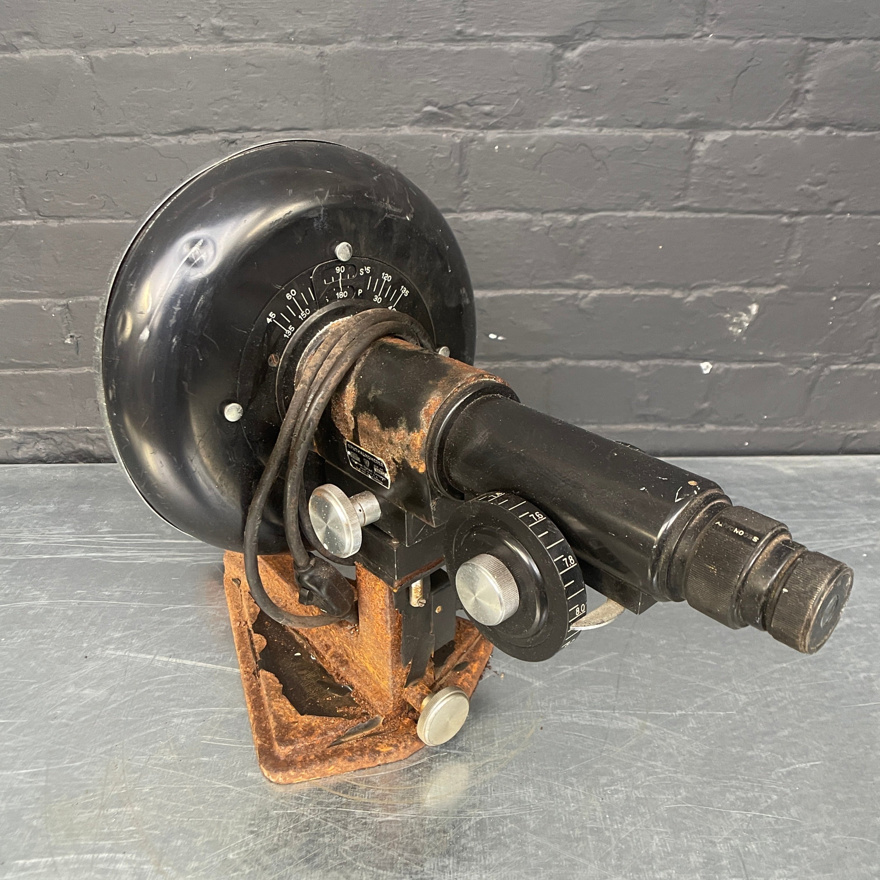 Industrial powerhouse props prop rental hire vintage tv movie film set dec opticians Thalmometer US airforce 2