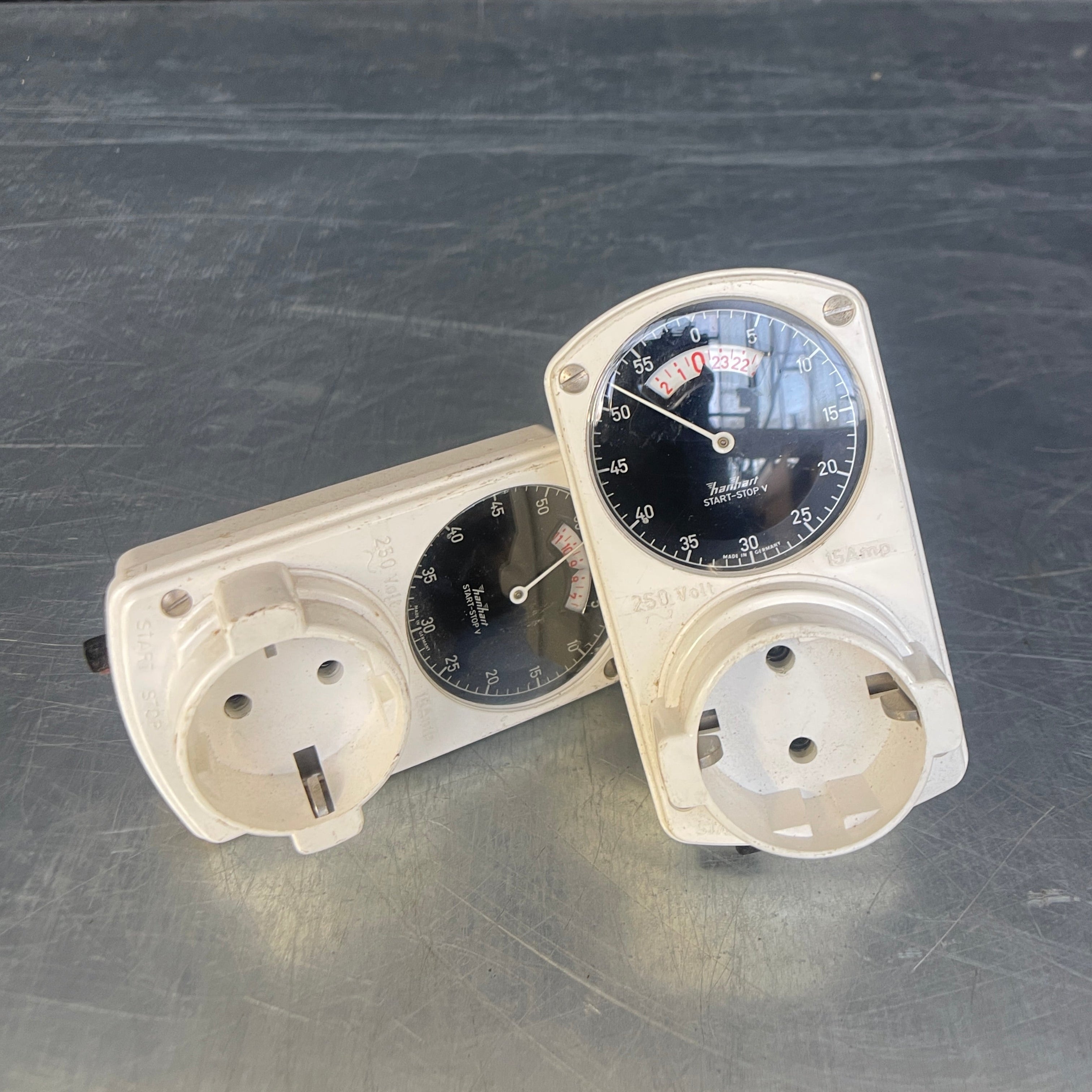 Industrial powerhouse props prop rental hire vintage tv movie film set dec plug timer timers