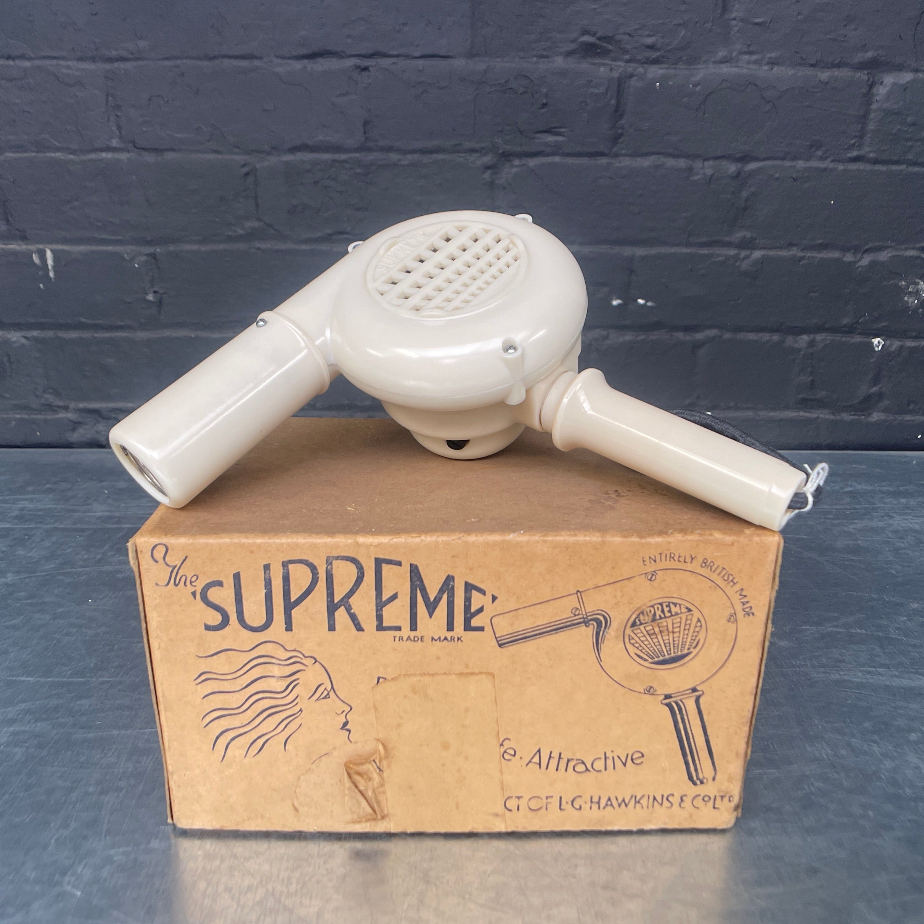 Industrial powerhouse props prop rental hire vintage tv movie film set dec supreme hairdryer