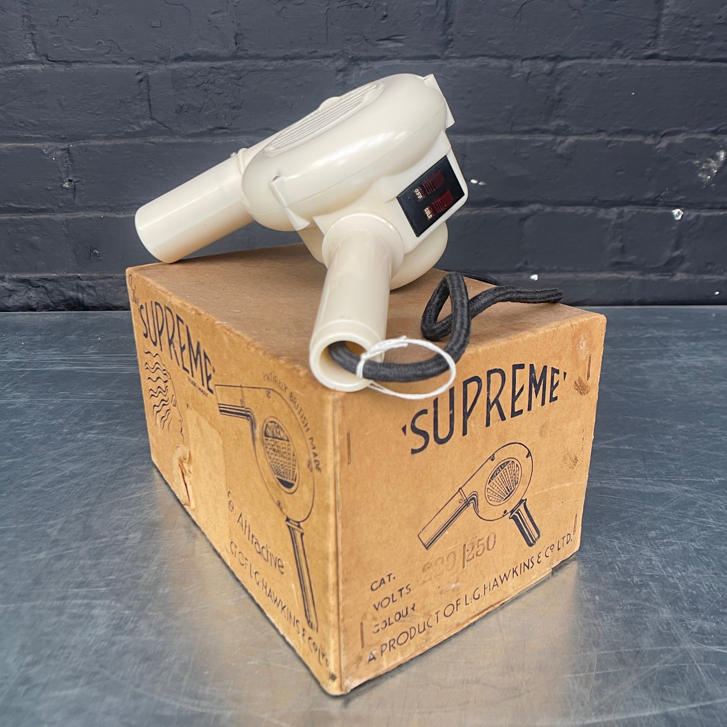 Industrial powerhouse props prop rental hire vintage tv movie film set dec supreme hairdryer 1