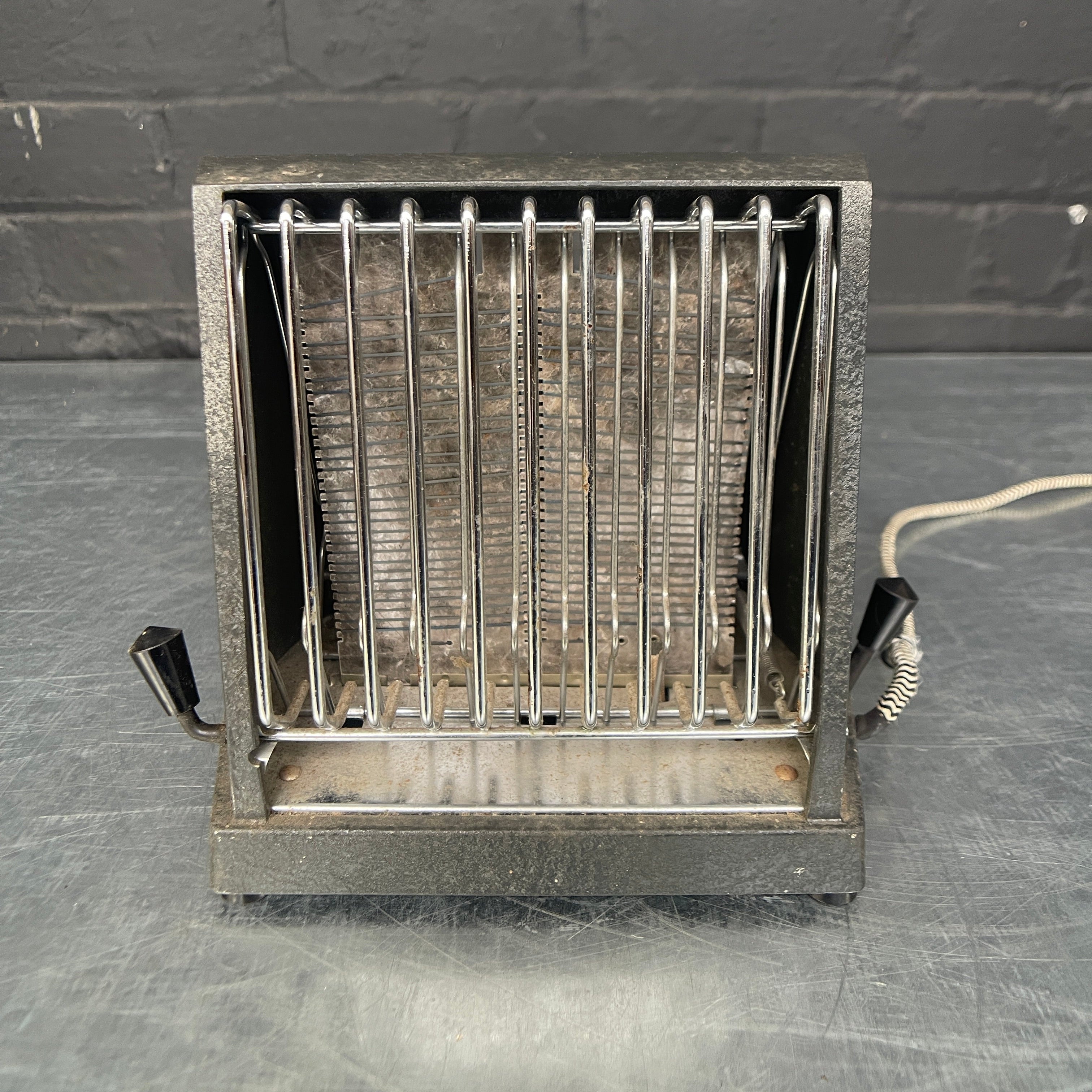 Industrial powerhouse props prop rental hire vintage tv movie film set dec swan boxed toaster chrome