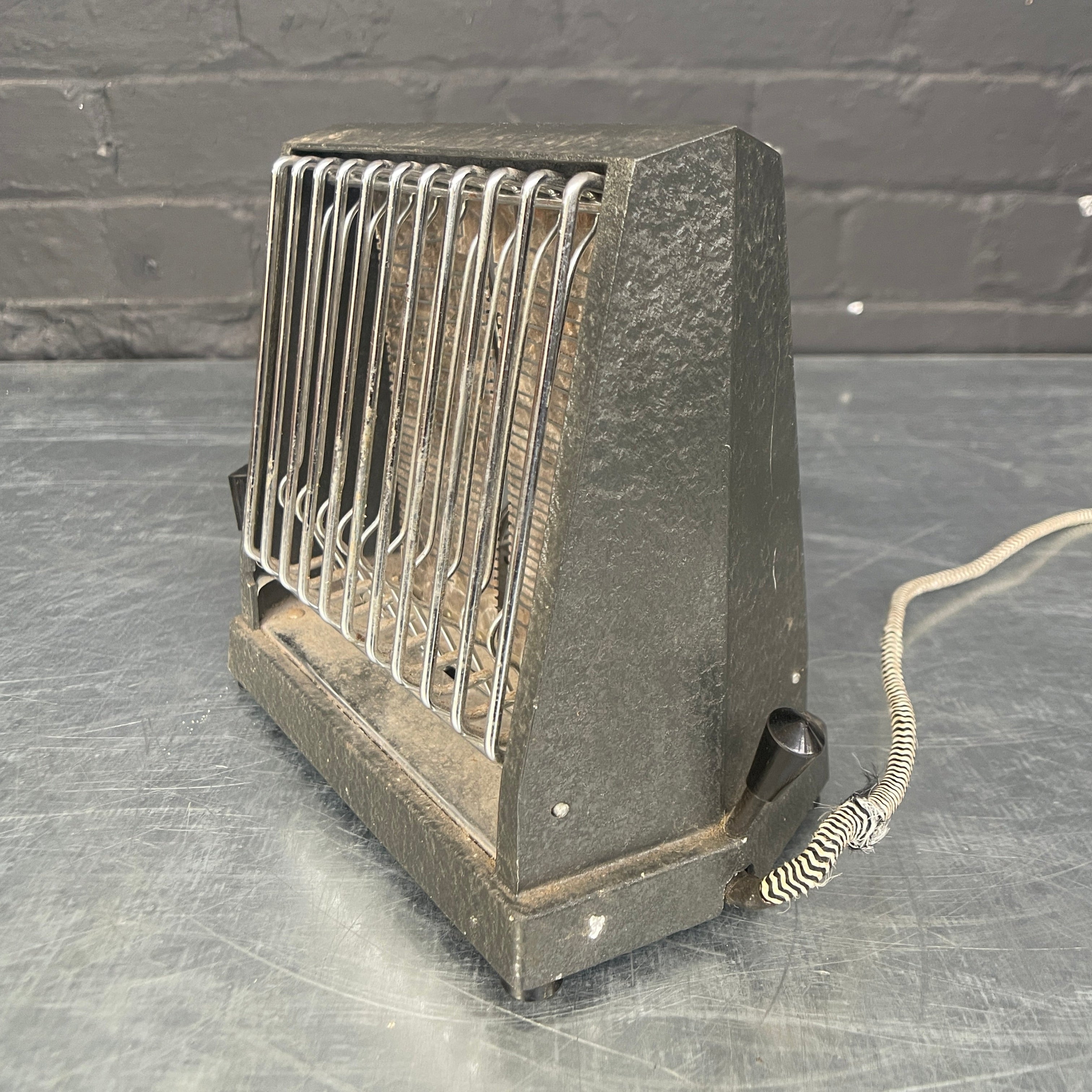 Industrial powerhouse props prop rental hire vintage tv movie film set dec swan boxed toaster chrome 1