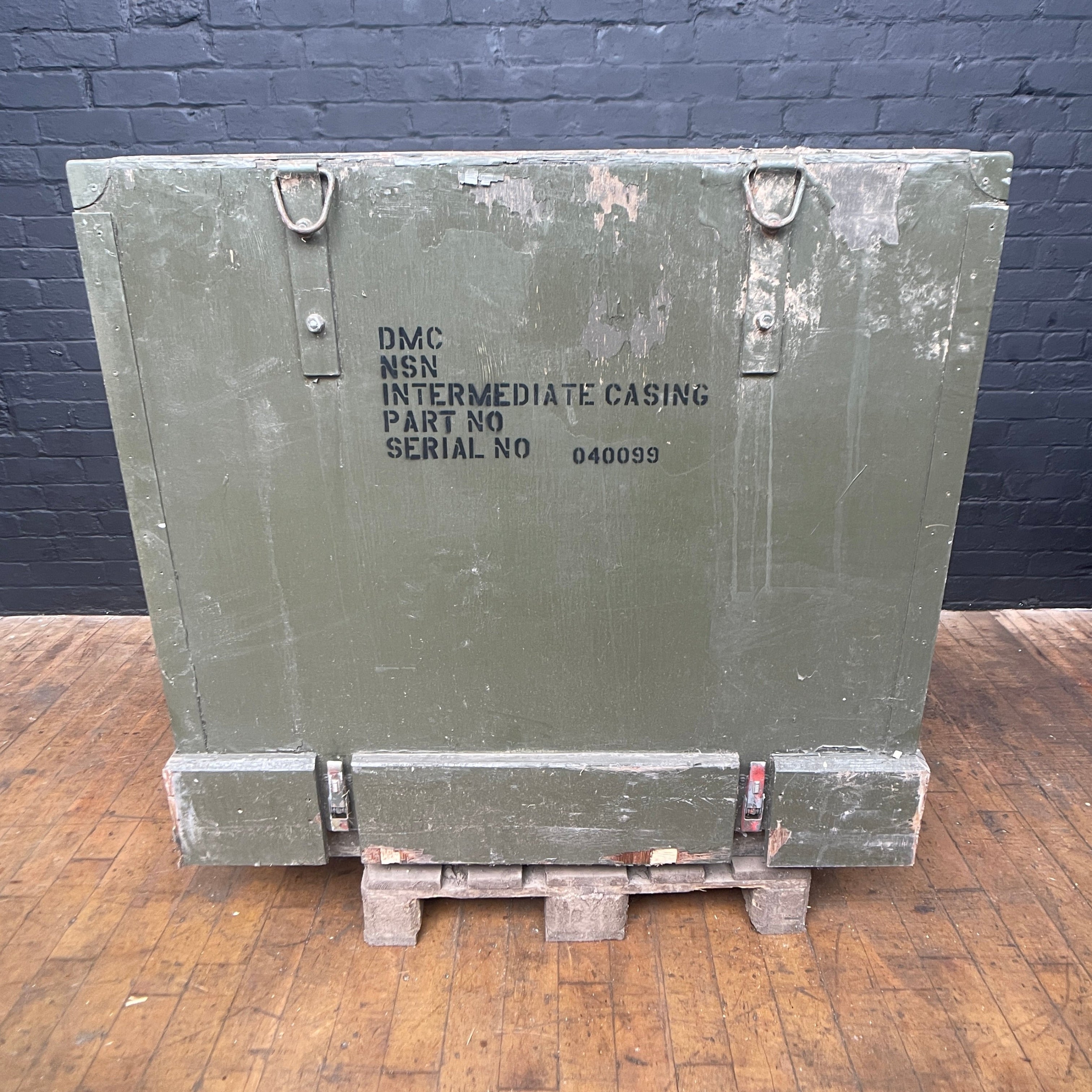 industrial military crate case box container Industrial powerhouse props prop rental hire vintage movie film set dec