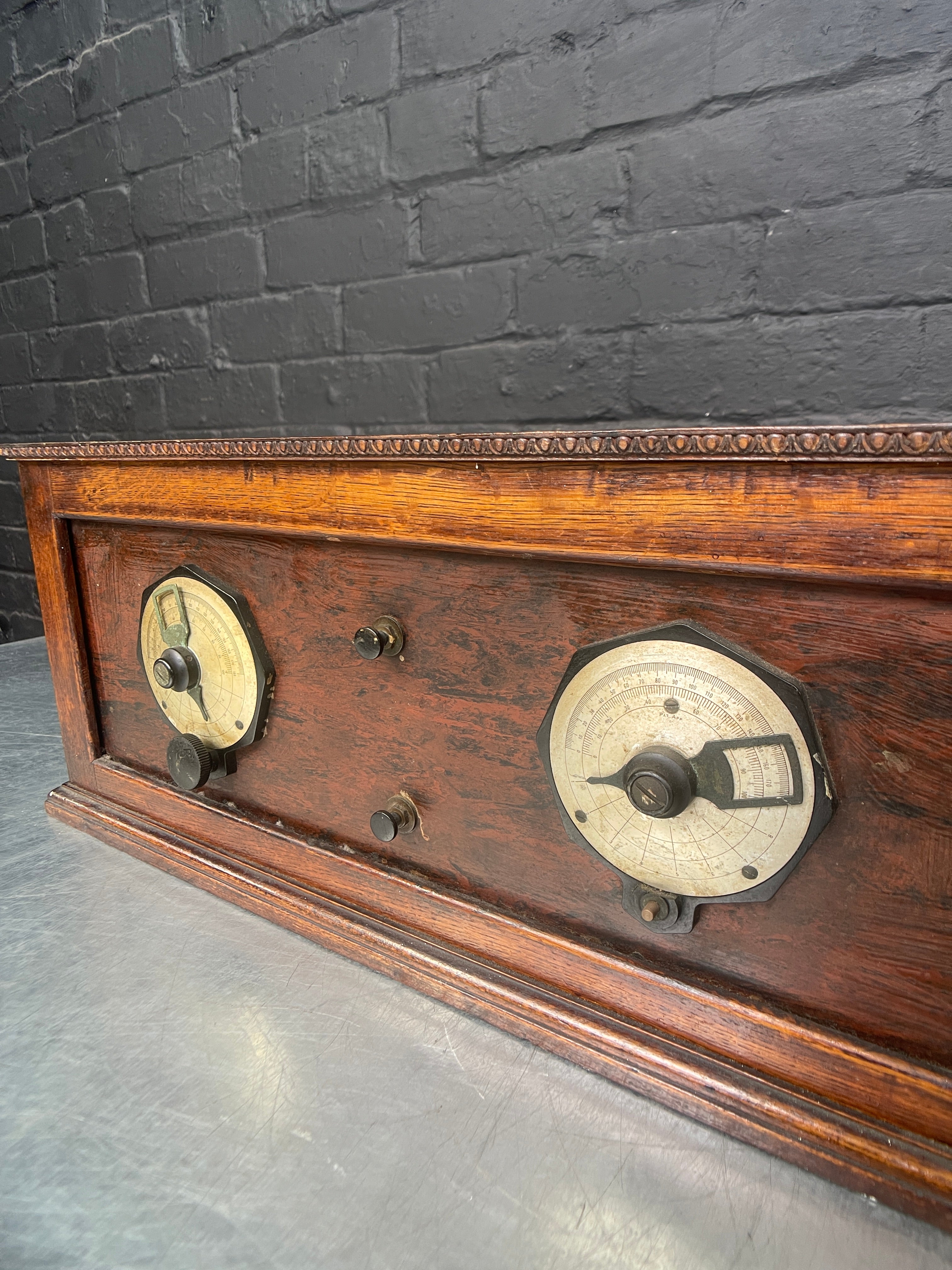 radio valve tuner electrical scientific Industrial powerhouse props prop rental hire vintage movie film set dec 2