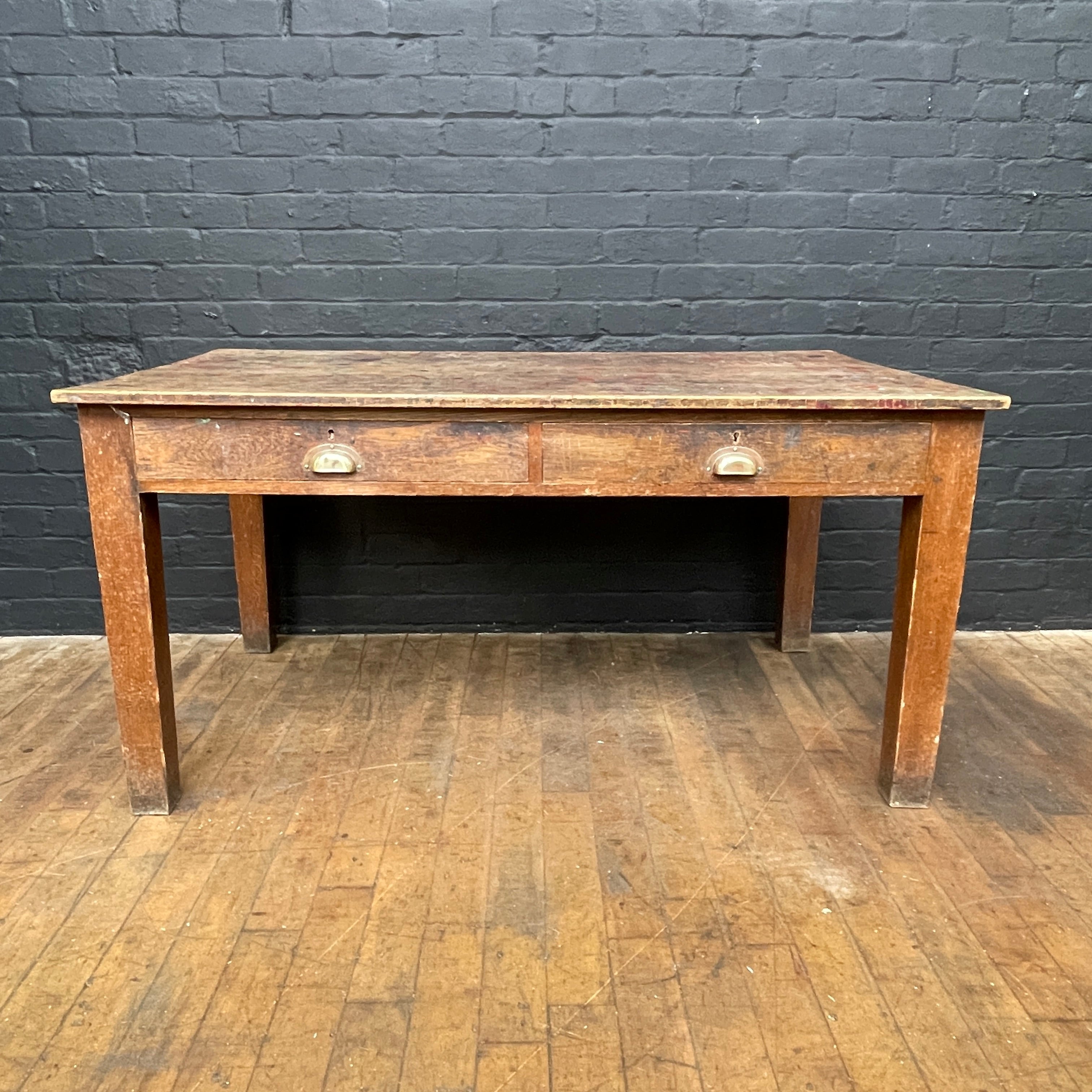 Oak desk