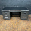 Double sided metal Milners desk Qty 1