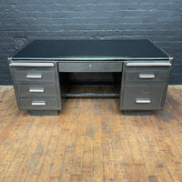 Double sided metal Milners desk Qty 1