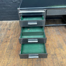 Double sided metal Milners desk Qty 1