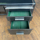Double sided metal Milners desk Qty 1