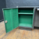 Double sided metal Milners desk Qty 1