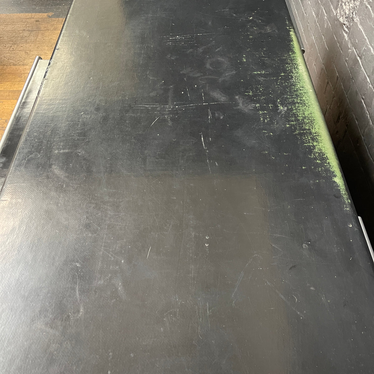 Double sided metal Milners desk Qty 1