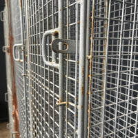 Industrial mesh wire lockers Qty 3