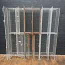 Industrial mesh wire lockers Qty 3