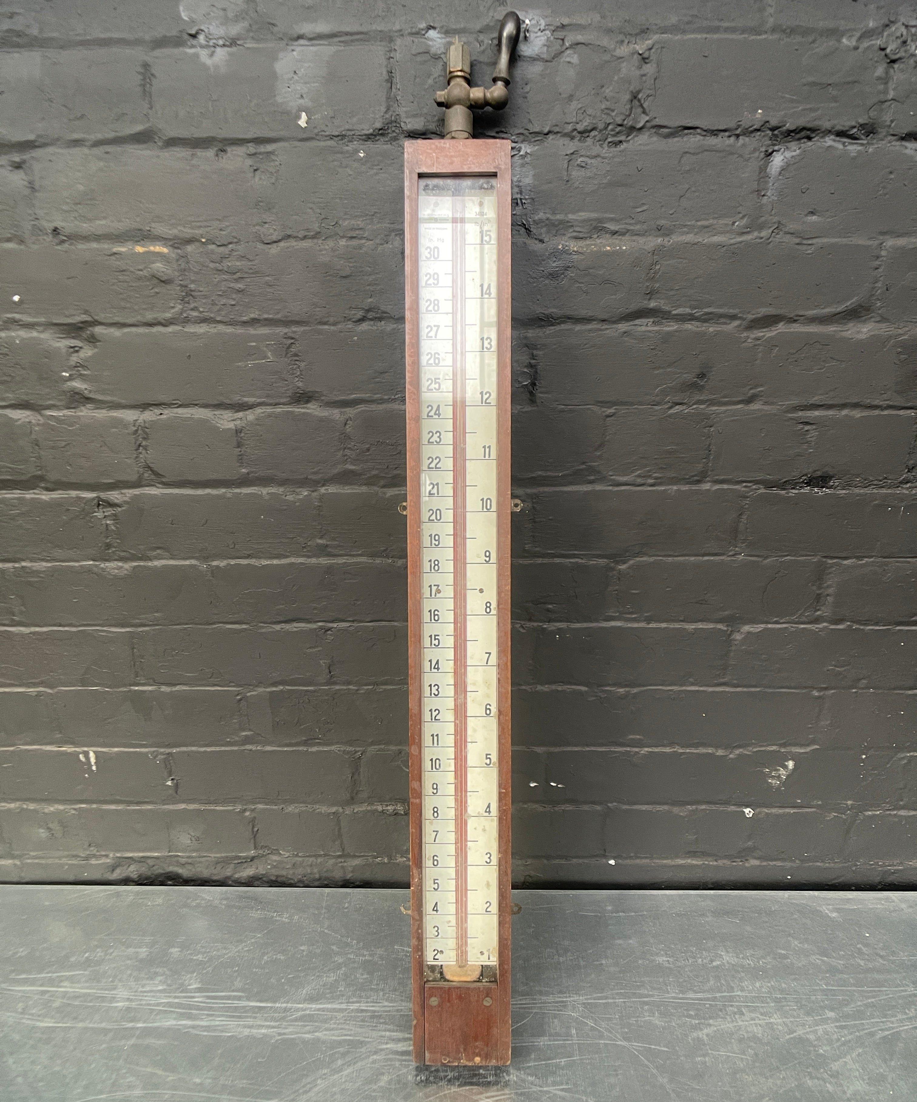 Industrial powerhouse props prop rental hire vintage movie film set dec Barometer air pressure
