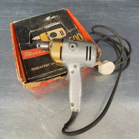 Industrial powerhouse props prop rental hire vintage movie film set dec Black & Decker drill