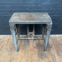 Industrial powerhouse props prop rental hire vintage movie film set dec Industrial machine table workbench cast steel 1