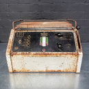 Industrial powerhouse props prop rental hire vintage movie film set dec MOD air ministry valve tester Mullard electrical equipment