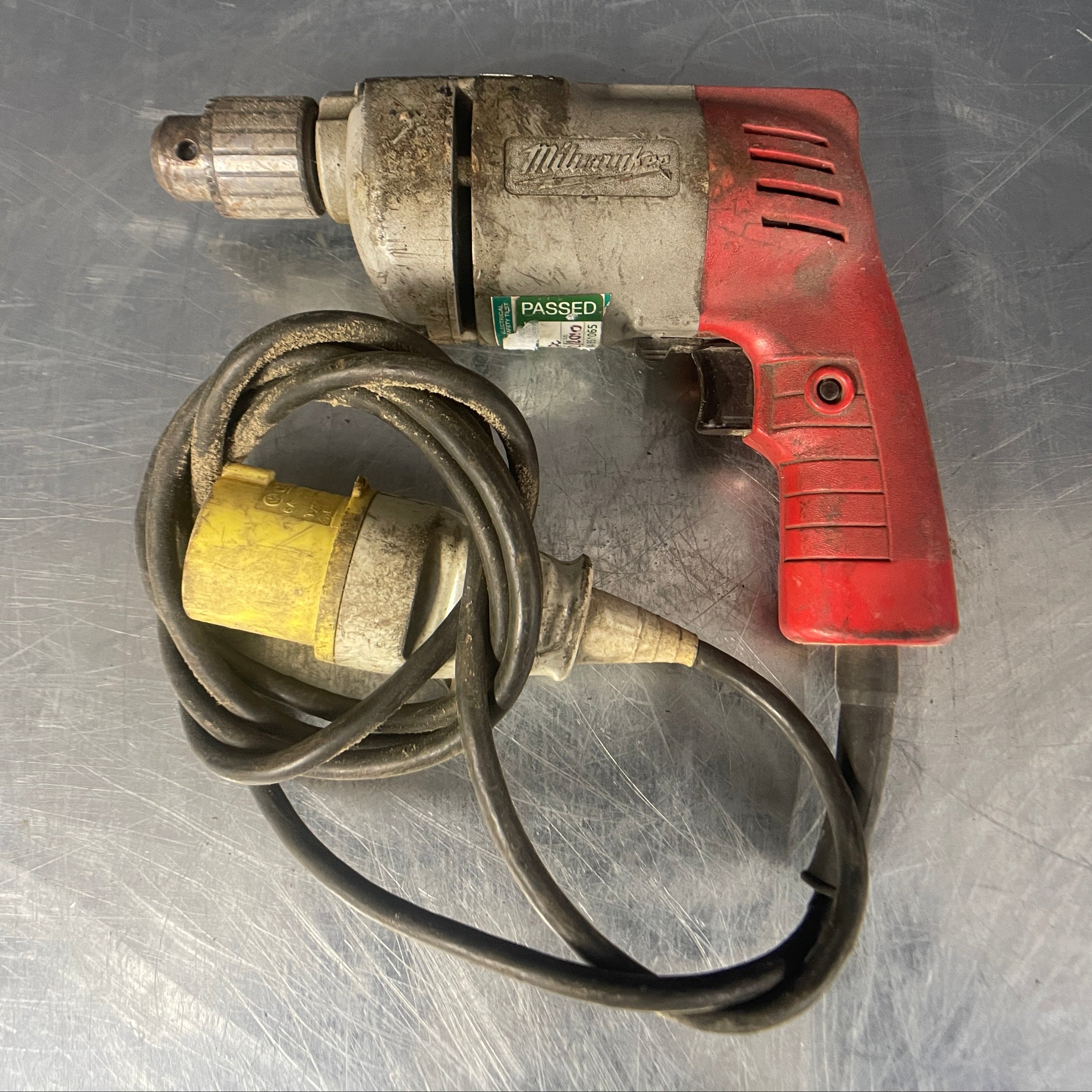 Industrial powerhouse props prop rental hire vintage movie film set dec Milwaukee drill driver tool