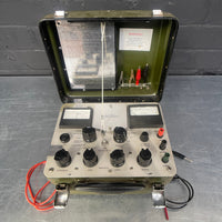 Industrial powerhouse props prop rental hire vintage movie film set dec OHM meter tester electrical scientific